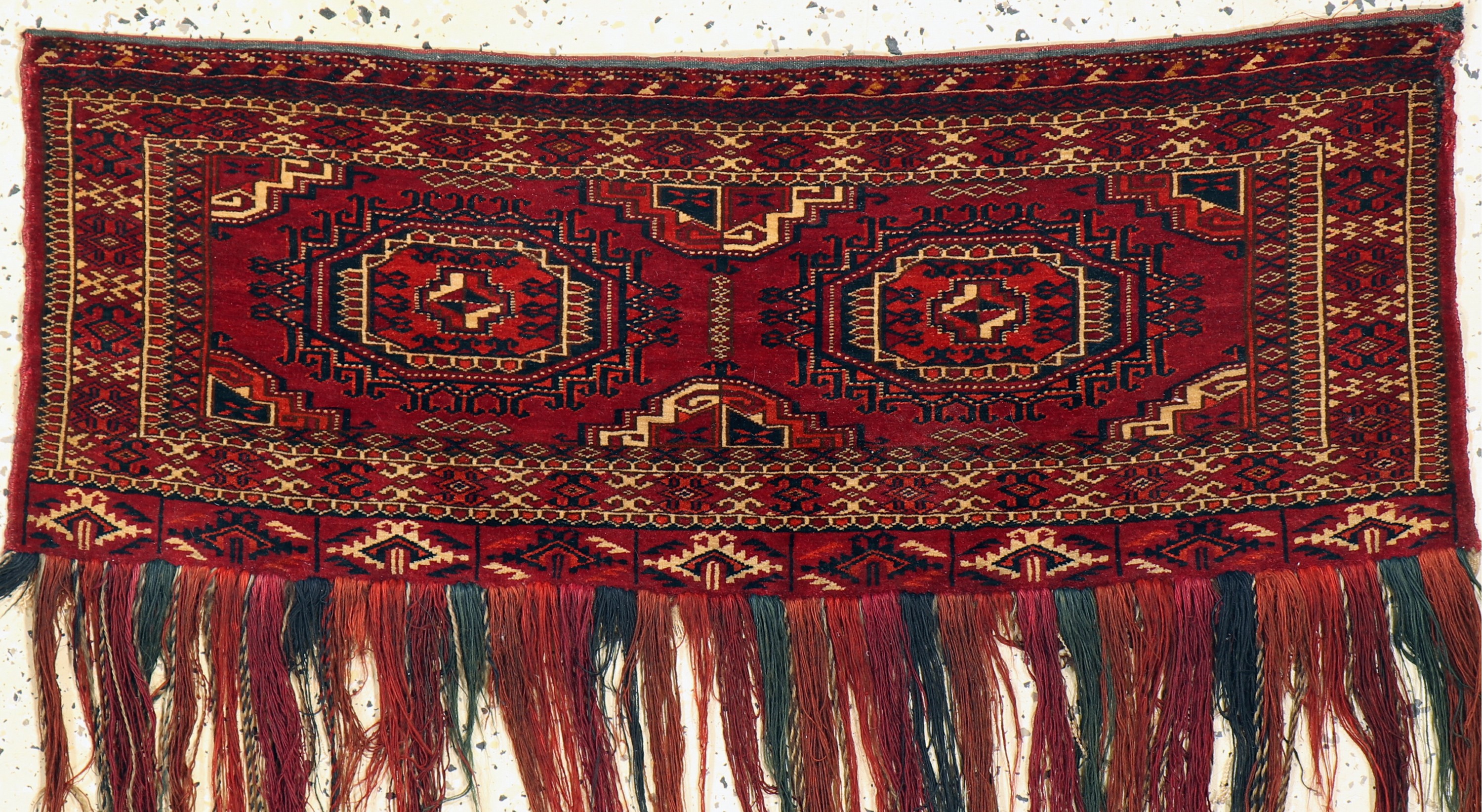 Tekke Torba fein, Turkmenistan, 19.Jhd, Wolle auf Wolle, ca. 90 x 35 cm, EHZ: 2