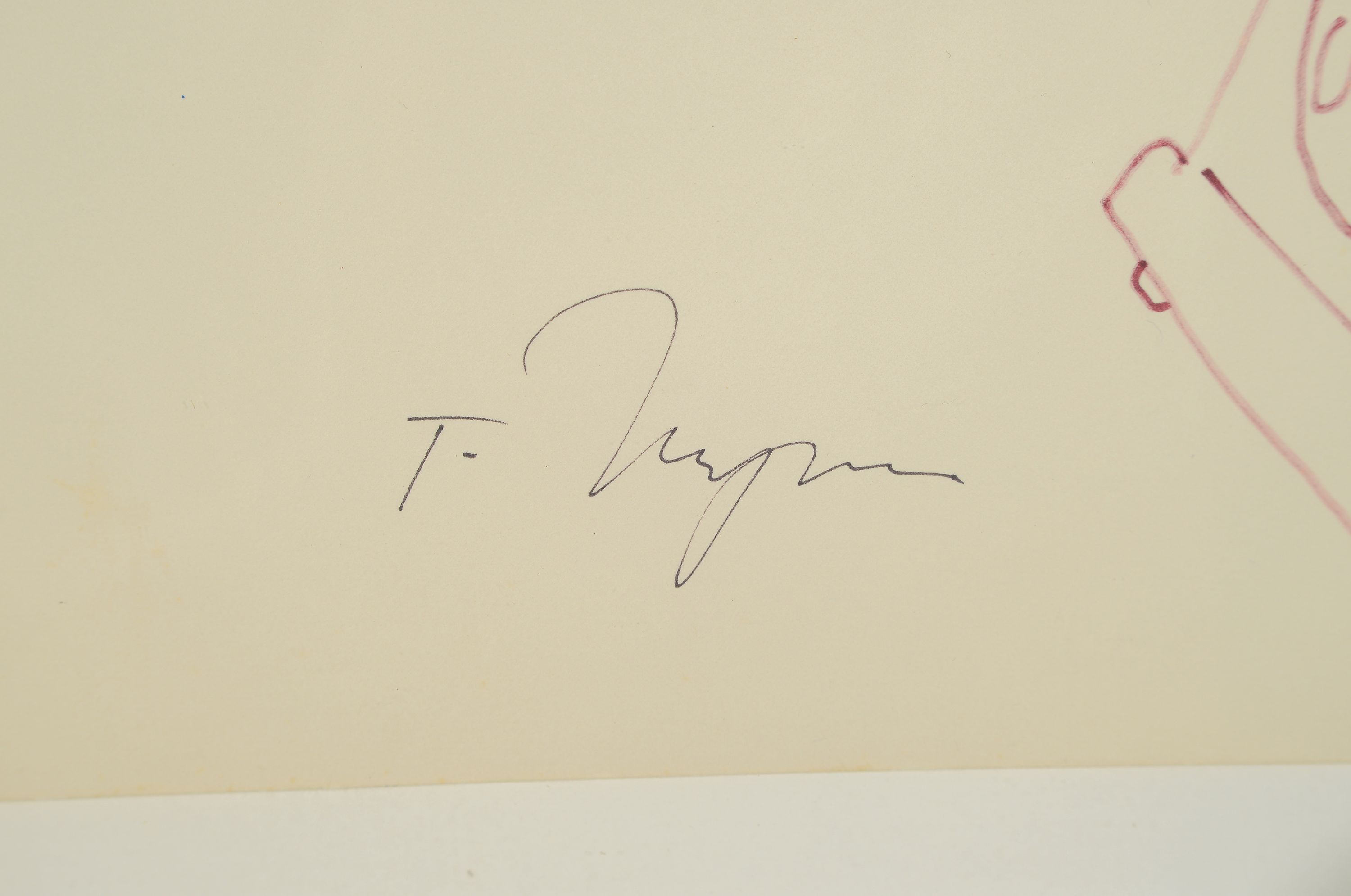 Detail a: Tomi Ungerer, 1931-2019, Ohne Titel, Filzstift und Tusche auf Papier, rechts unten handsign., ca. 52x65cm, PP, u.Gl., R. ca. 72x83cm