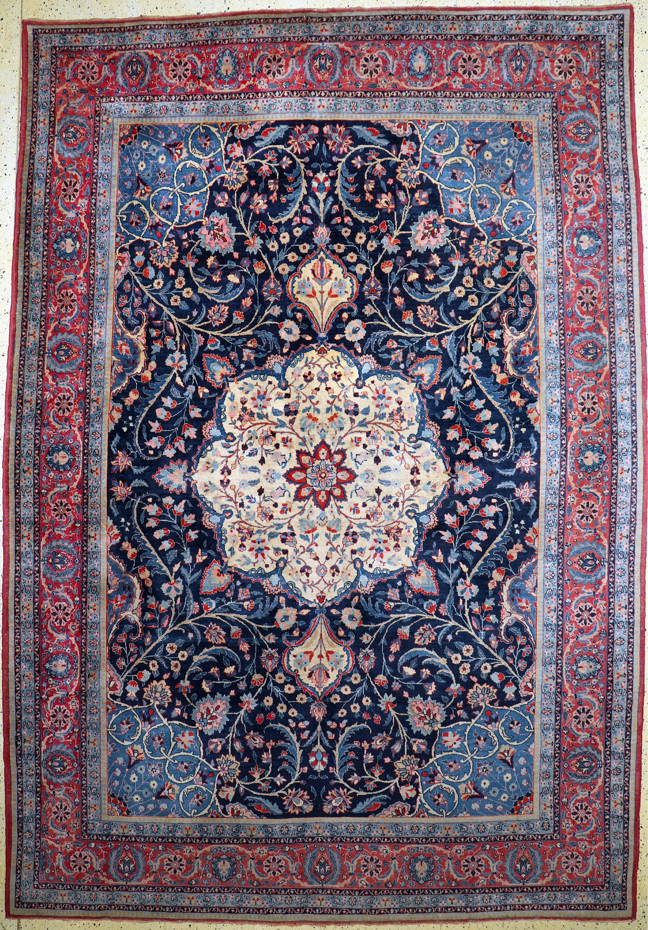 Antiker Khorasan, Persien, um 1900, Wolle auf Baumwolle, ca. 408 x 283 cm, EHZ: 3