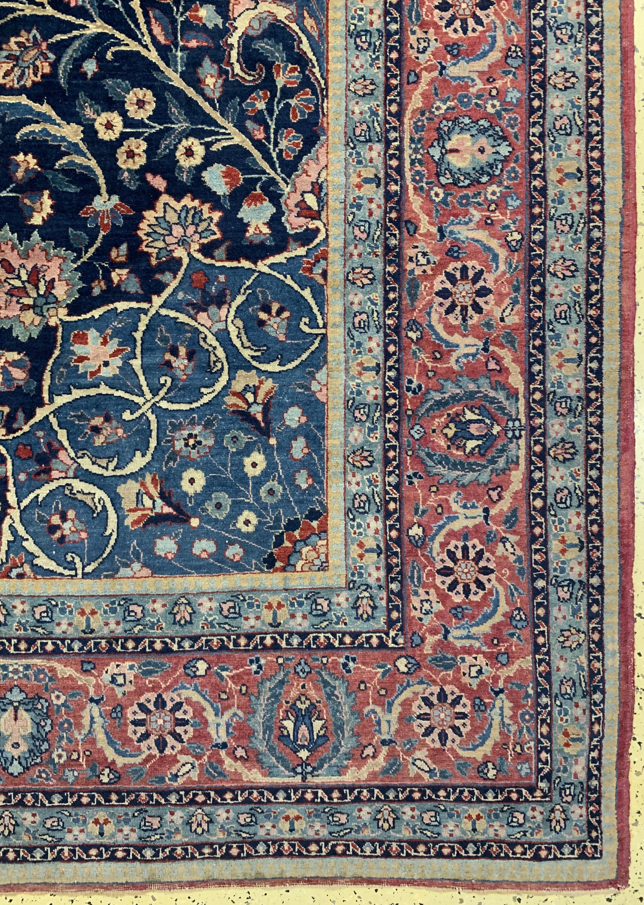 Detail a: Antiker Khorasan, Persien, um 1900, Wolle auf Baumwolle, ca. 408 x 283 cm, EHZ: 3