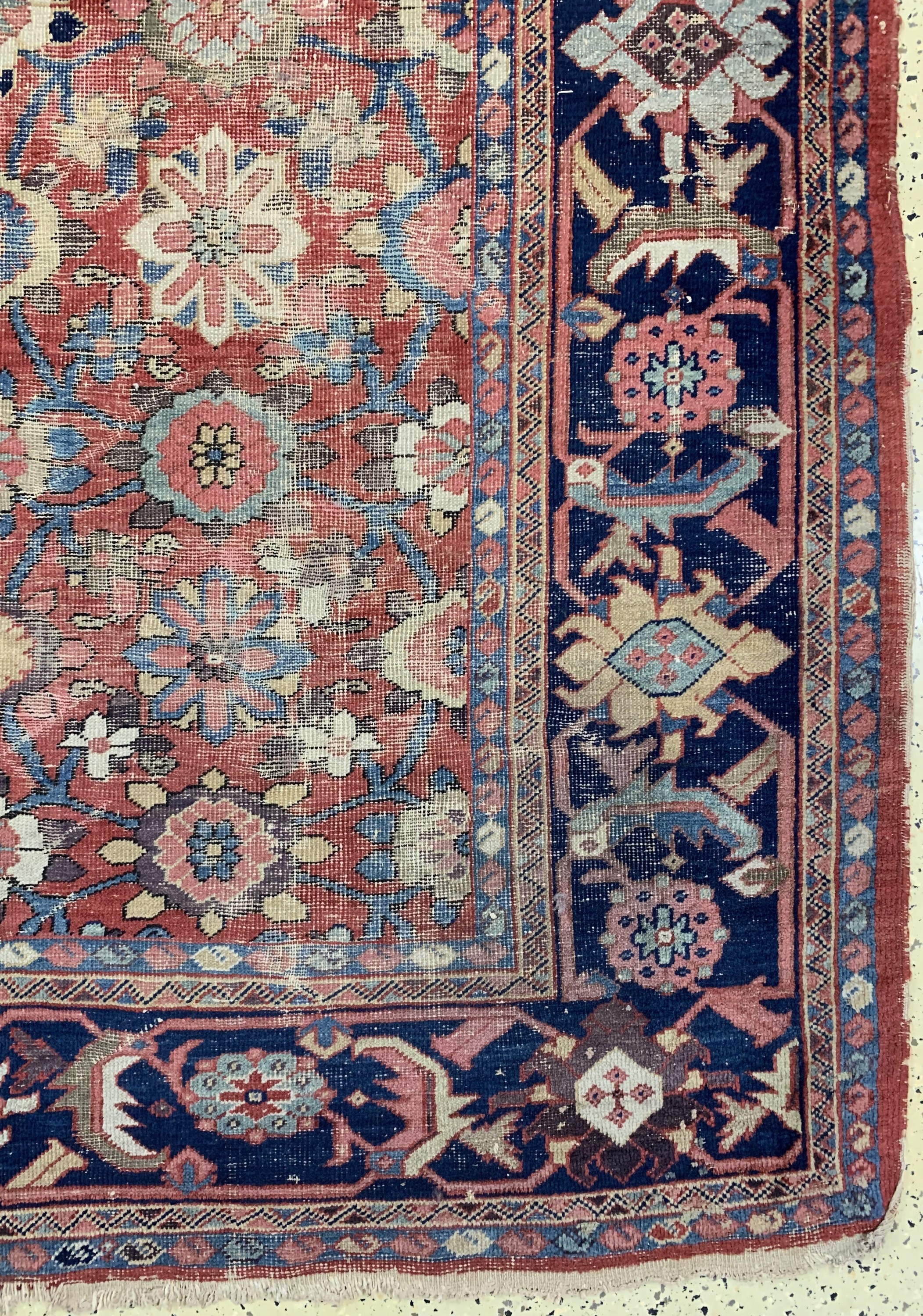 Detail a: Sarogh"Mahal"antik, Persien, Ende 19.Jhd, Wolle auf Baumwolle, ca. 420 x 312 cm, EHZ: 4