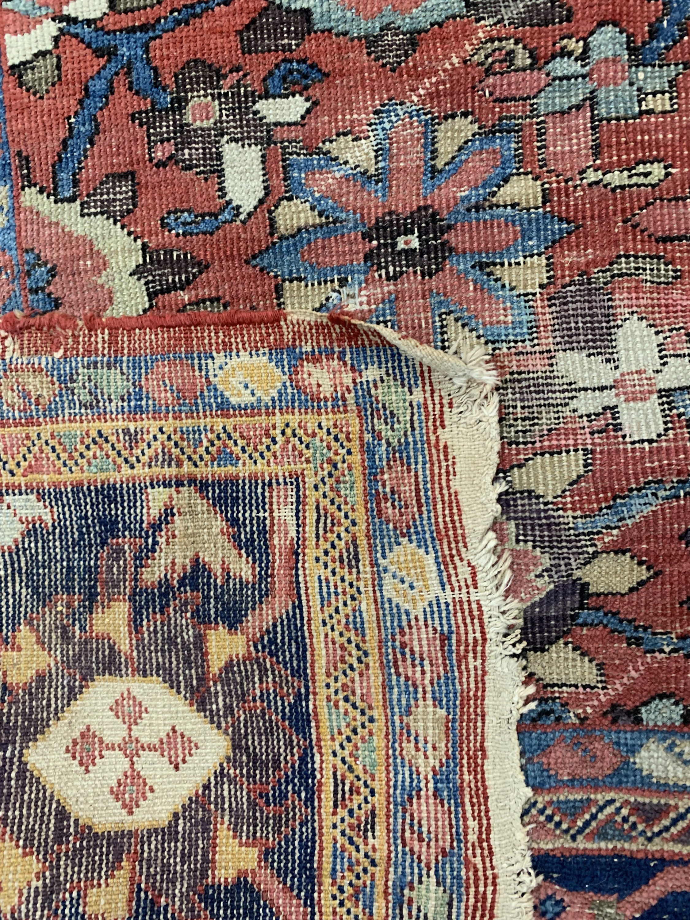 Detail h: Sarogh"Mahal"antik, Persien, Ende 19.Jhd, Wolle auf Baumwolle, ca. 420 x 312 cm, EHZ: 4