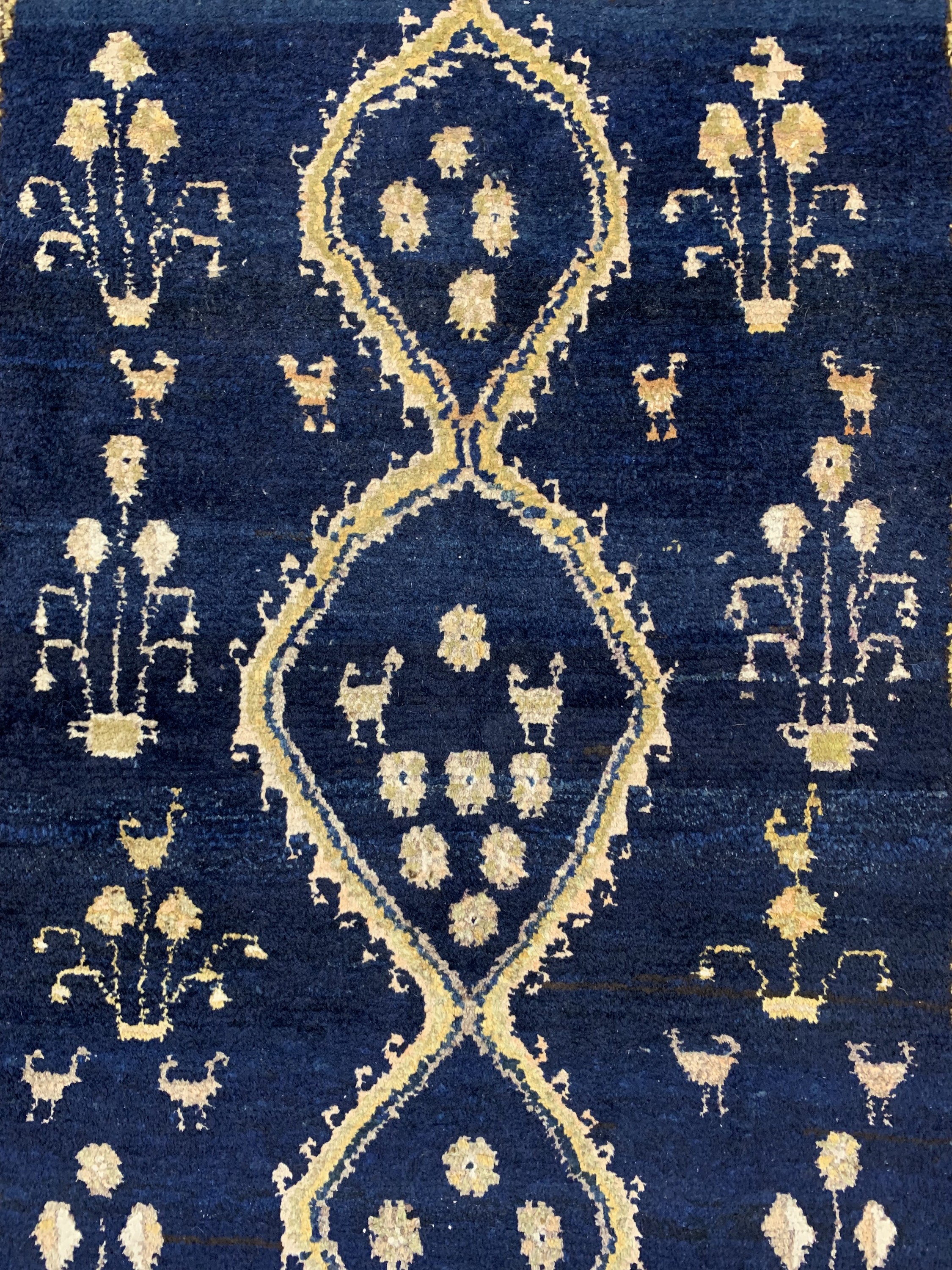 Detail b: Hamadan antik, Persien, um 1900, Wolle auf Baumwolle, ca. 200 x 140 cm, EHZ: 2-3
