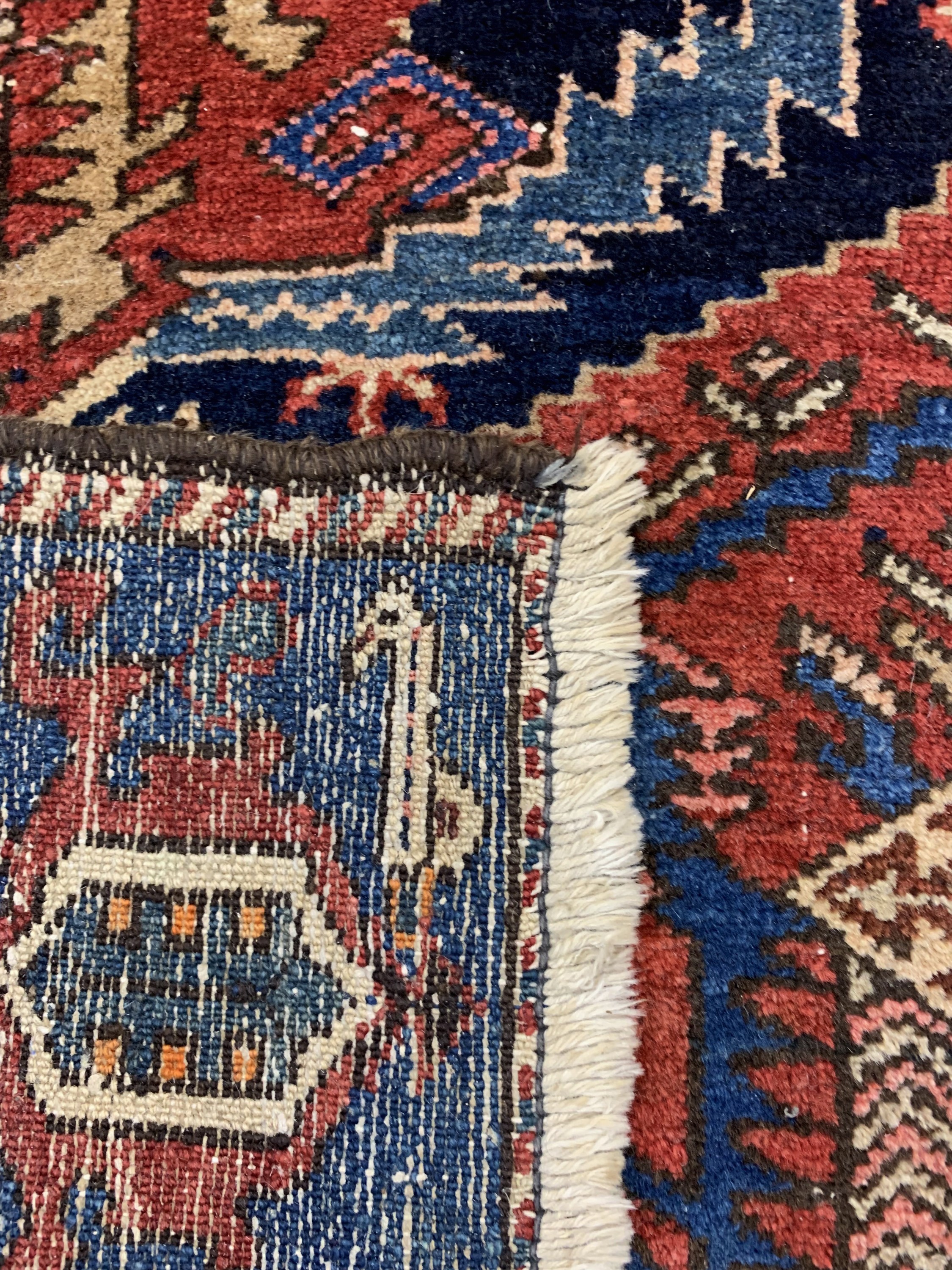Detail d: Shahsawan antik, Persien, um 1900, Wolle auf Baumwolle, ca. 192 x 123 cm, EHZ: 2-3