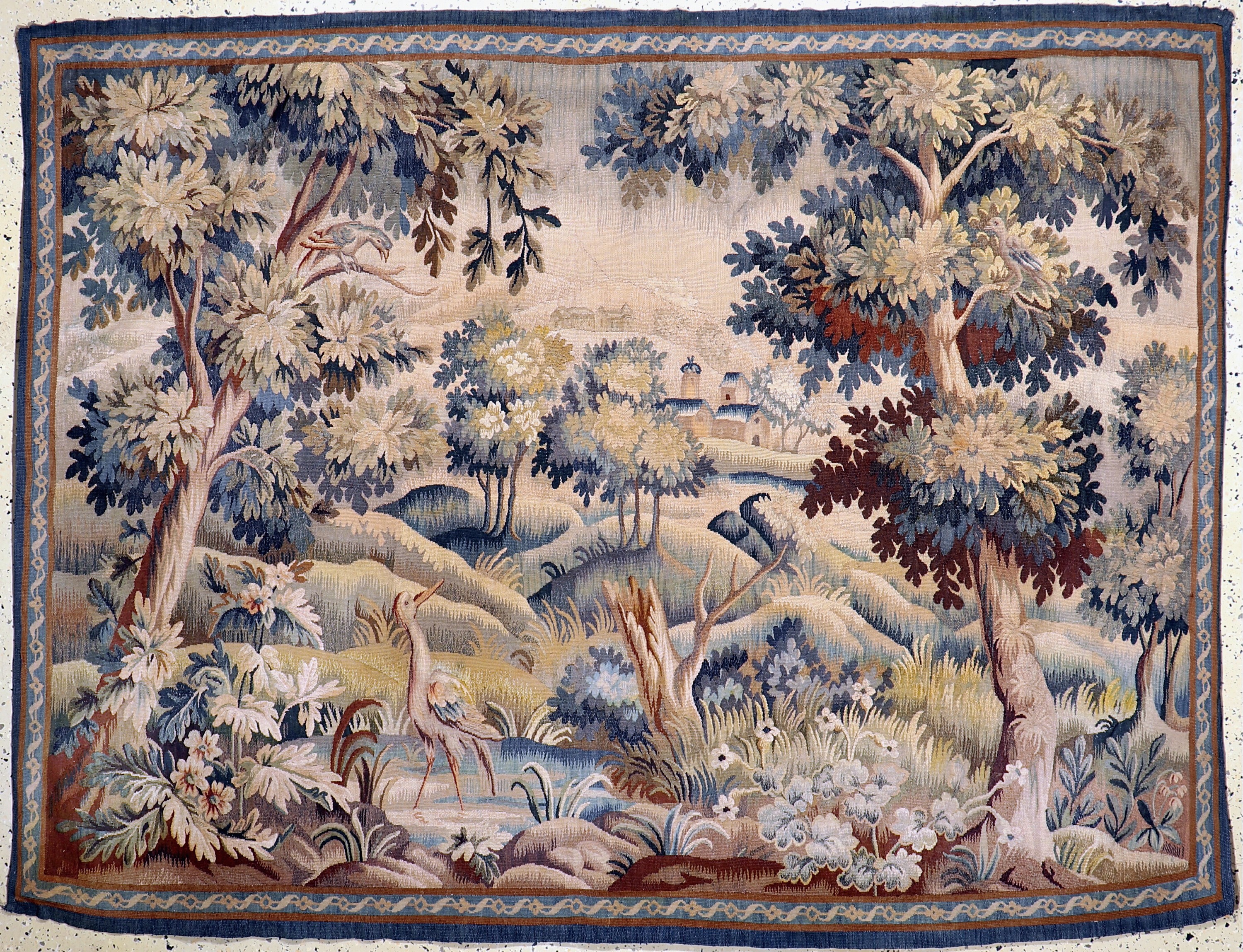 Tapisserie antik, Flandern, 19.Jhd, Wolle auf Baumwolle, ca. 223 x 170 cm, EHZ: 2