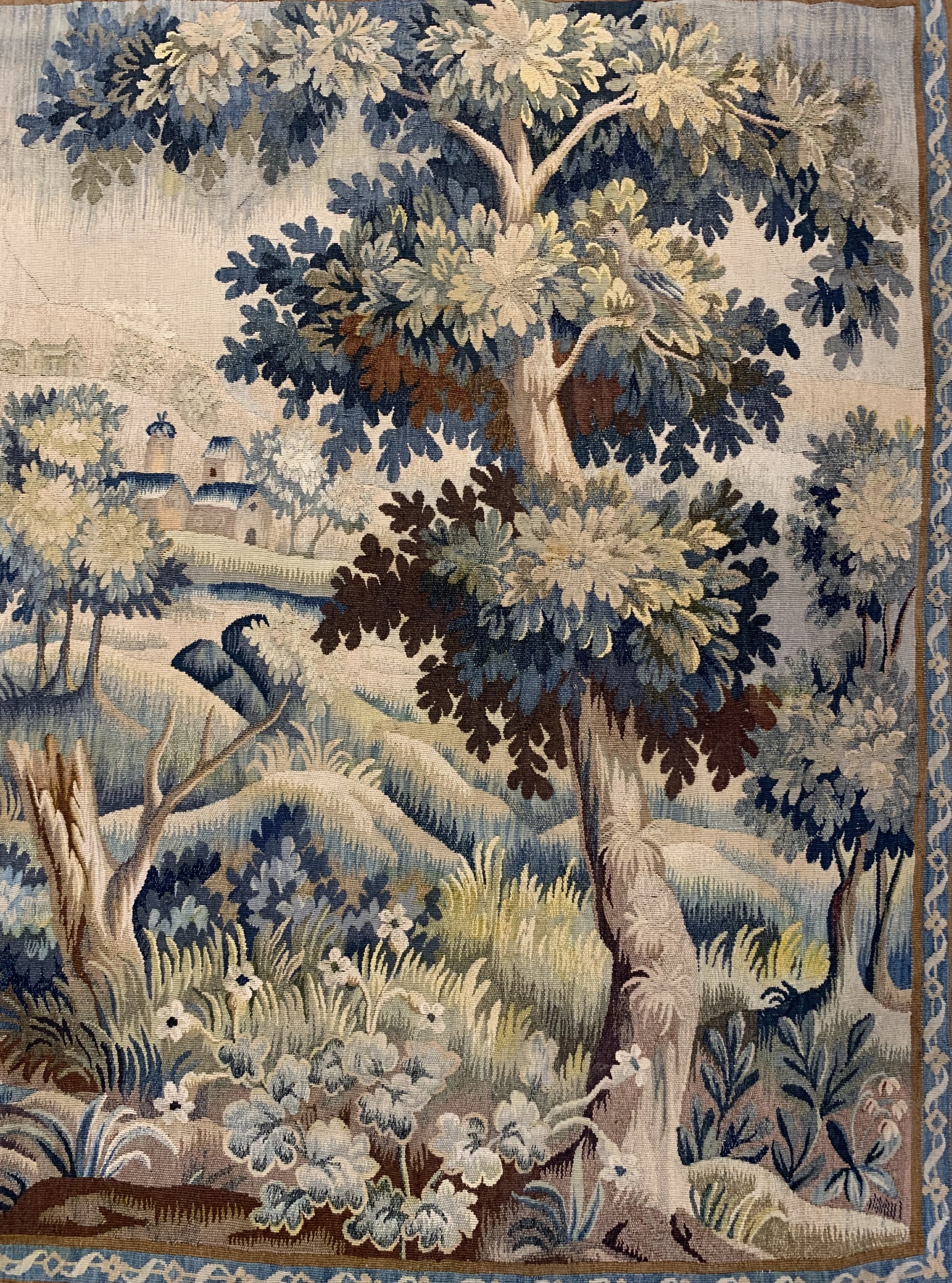 Detail a: Tapisserie antik, Flandern, 19.Jhd, Wolle auf Baumwolle, ca. 223 x 170 cm, EHZ: 2
