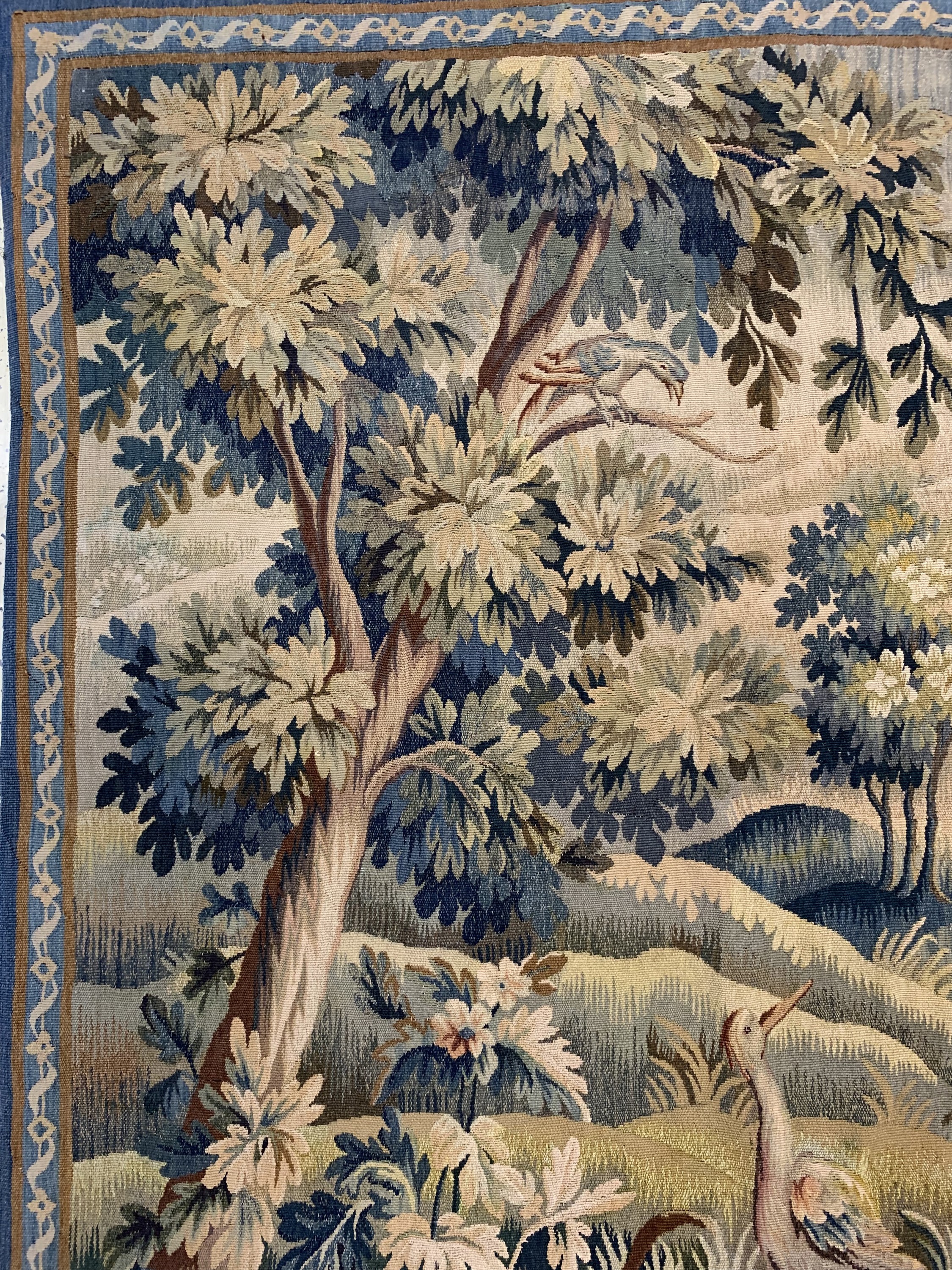 Detail d: Tapisserie antik, Flandern, 19.Jhd, Wolle auf Baumwolle, ca. 223 x 170 cm, EHZ: 2