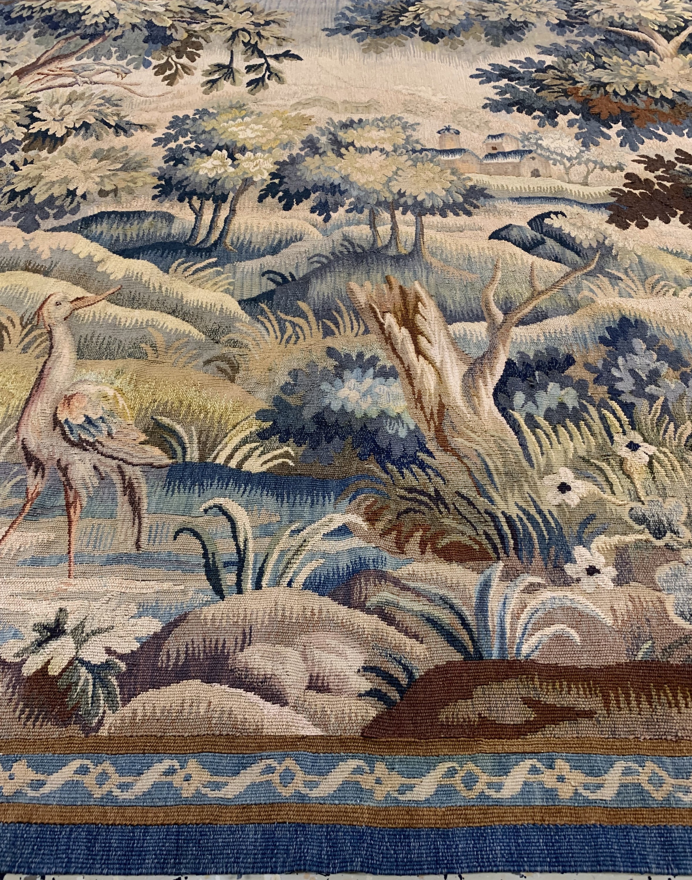 Detail e: Tapisserie antik, Flandern, 19.Jhd, Wolle auf Baumwolle, ca. 223 x 170 cm, EHZ: 2