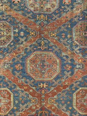 26774634c - Antique Sumakh, Caucasus, around 1900, wool onwool, approx. 460 x 330 cm, condition: 4. Rugs, Carpets & Flatweaves