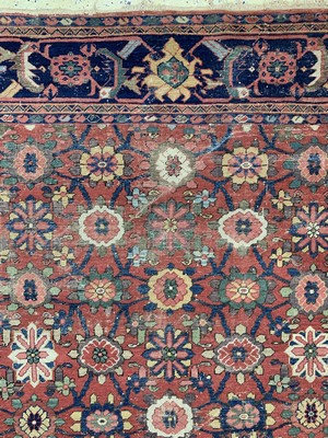 26774635c - Saruk#"Mahal#"antique, Persia, end of 19th century, wool on cotton, approx. 420 x 312 cm,condition: 4. Rugs, Carpets & Flatweaves