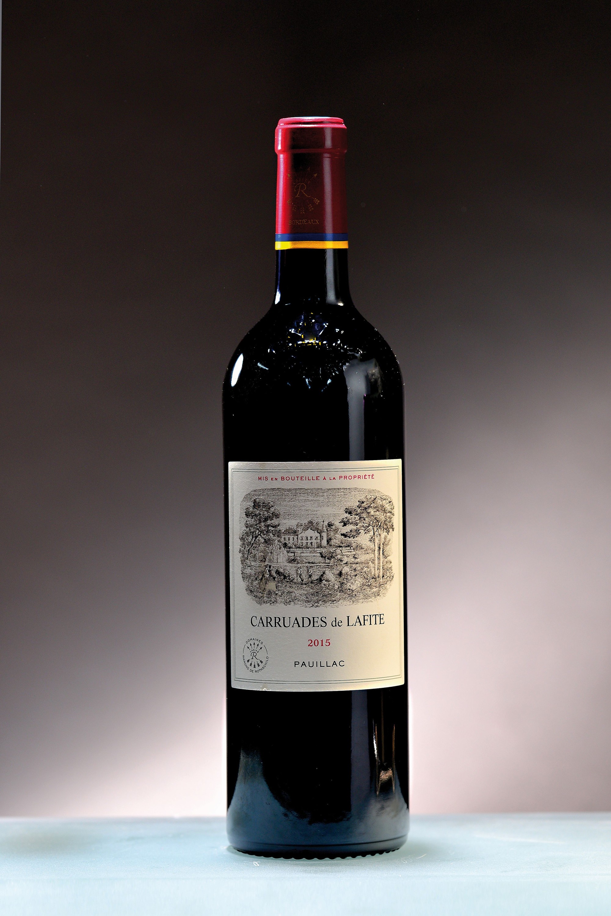 1 Flasche 2015 Carruades de Lafite, Paulliac, 0.75l, 12.5% Vol., orig. verkorkt und unverkostet