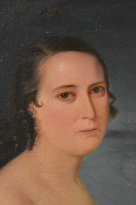 26775018b - Unbekannter Künstler des frühen 19.Jh., Biedermeier-Porträt um 1820