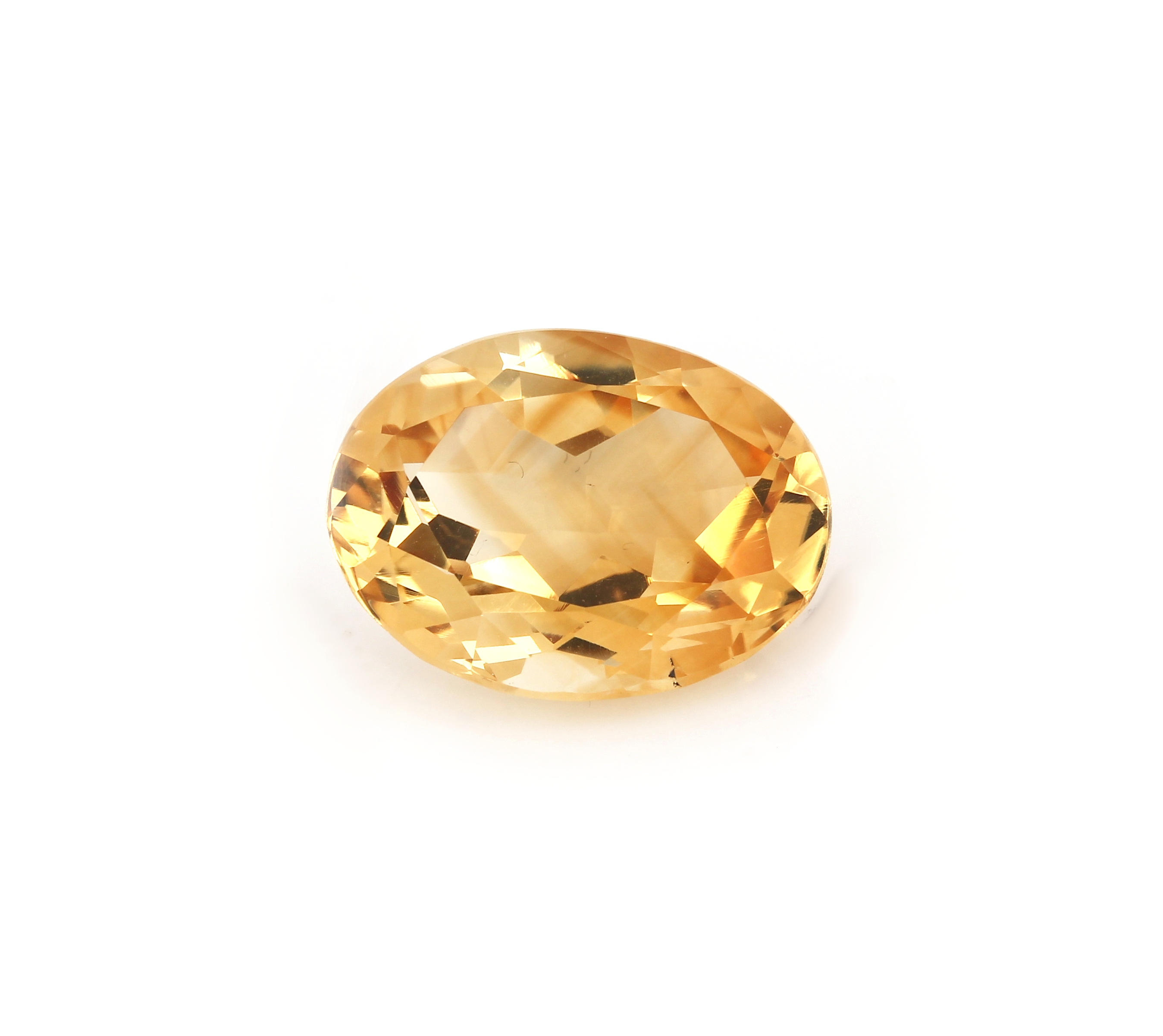 Detail a: Lot 5 lose facett. Citrine, zus. 71.5 ct, 2 x oval, 1 x Rechteck, 1 x Carree, 1 x Emerald Cut, schöne Farbe