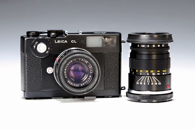 Image 26776751 - Leica CL, Bj. 1974/75, mit zwei Objektiven und orig. Unterlagen