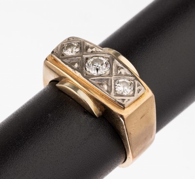 Image 26777365 - 14 kt Gold Diamant Ring