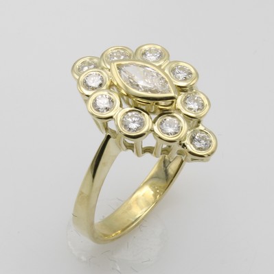 Image Ring mit Brillanten und Diamant
