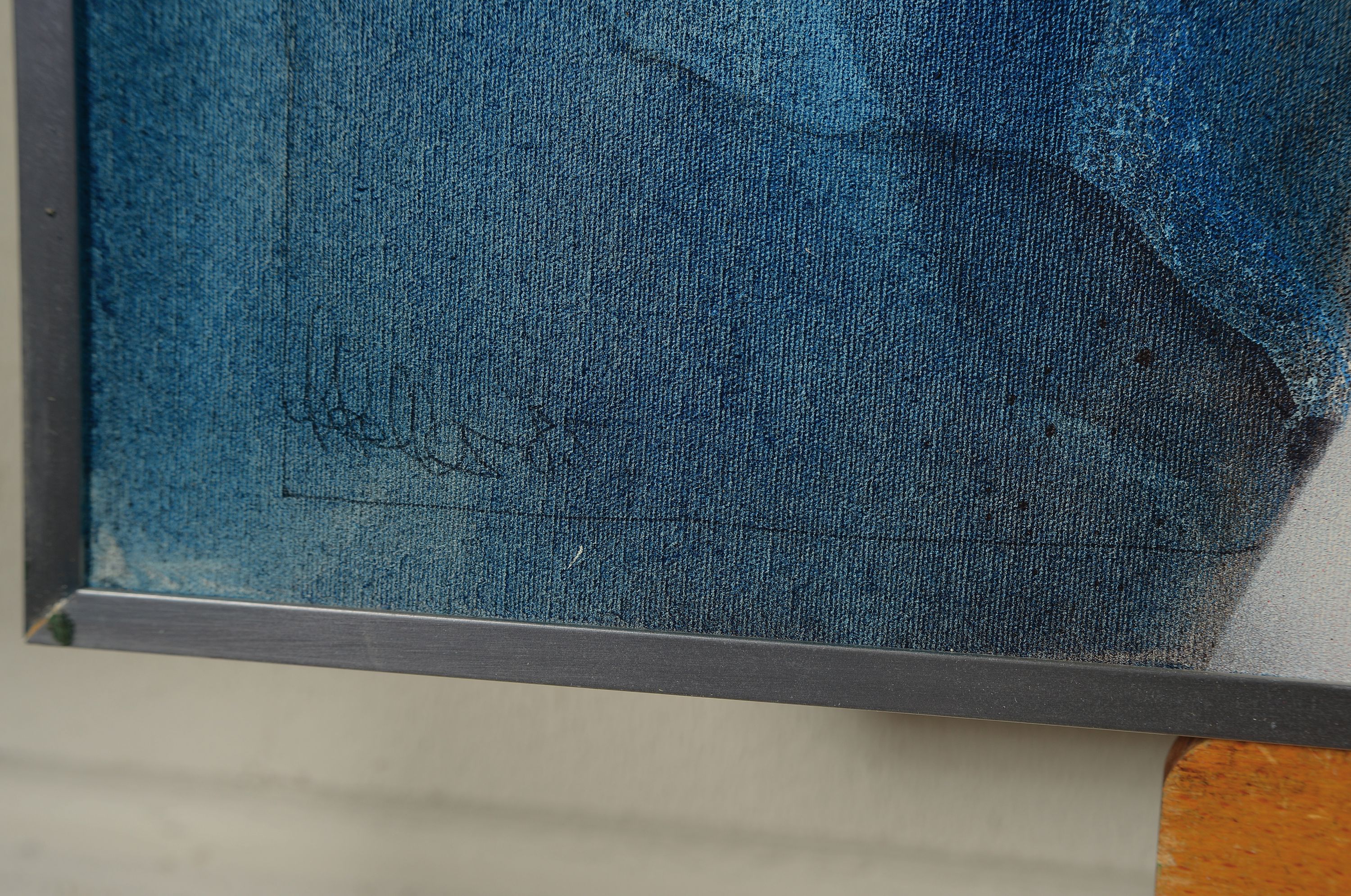 Detail n: Klaus Heinrich Keller, 1938 Godramstein-2018 , phantastisch-surrealistisches Frauenporträt, links unten signiert und datiert 1985, Öl/Lwd, Rahmen ...
