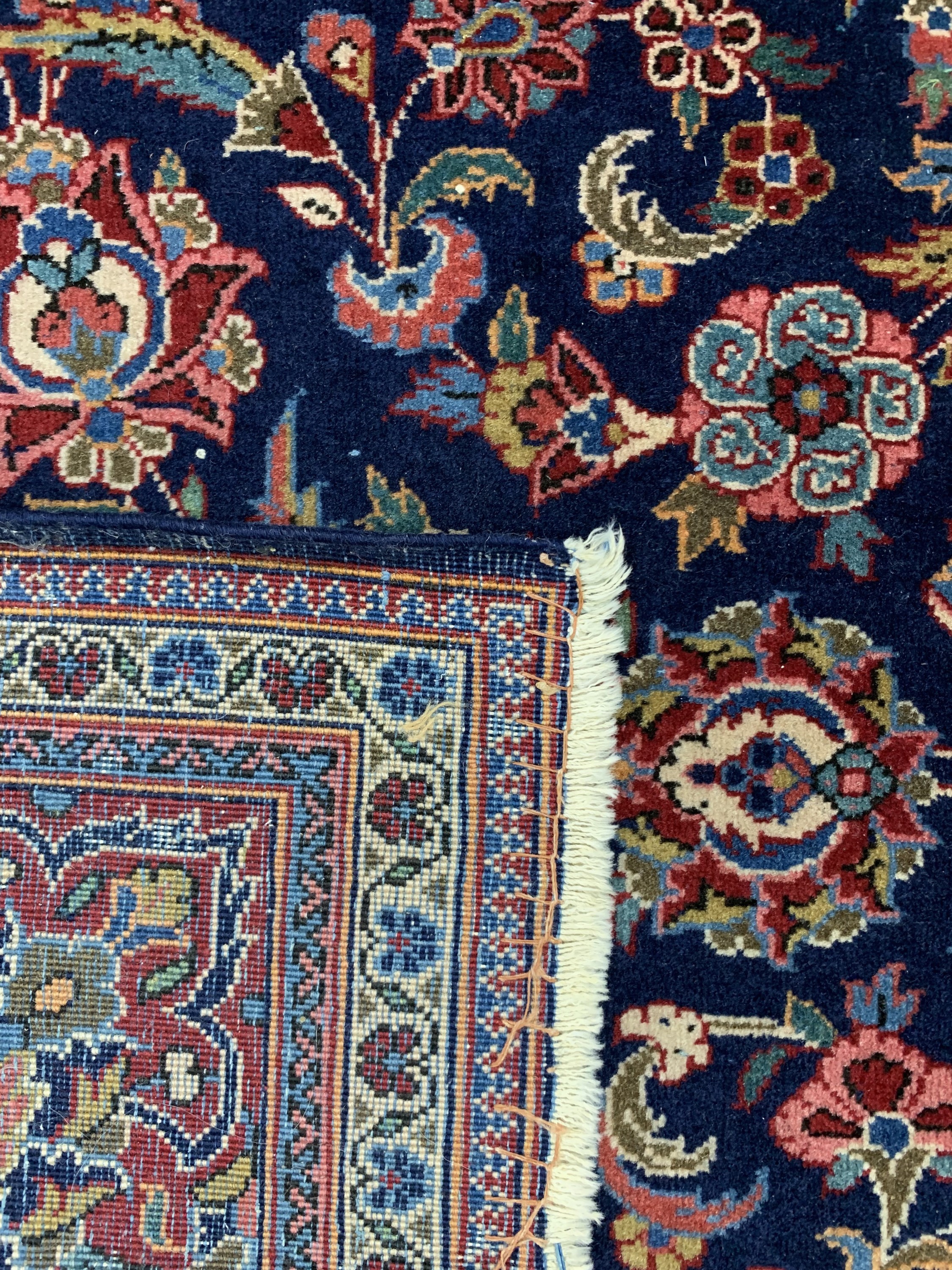 Detail e: Keschan Kork, Persien, um 1900, Korkwolle auf Baumwolle, ca. 200 x 137 cm, EHZ: 2-3