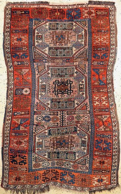 Image 26778569 - Antique Yürük, Turkey, 19th century, wool on wool, approx. 200 x 130 cm, condition: 4. Rugs, Carpets & Flatweaves