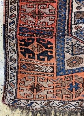 Image 26778569c - Antique Yürük, Turkey, 19th century, wool on wool, approx. 200 x 130 cm, condition: 4. Rugs, Carpets & Flatweaves