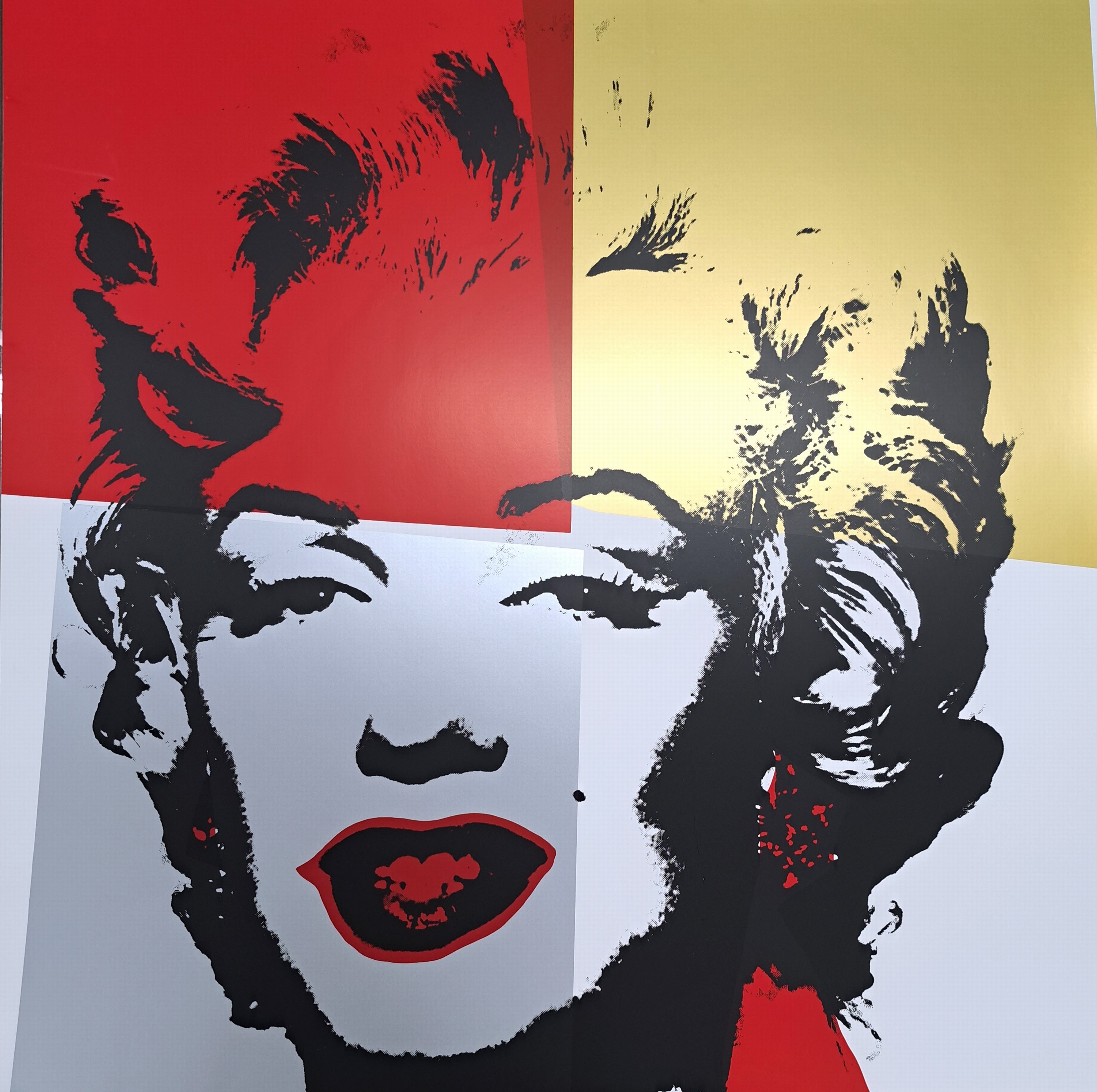 Nach Andy Warhol, Sunday B. Morning- Rückseitig mit Stempel des Hrsg und dem Zusatz "Fill in your own Signature", num., Blattmaß ...