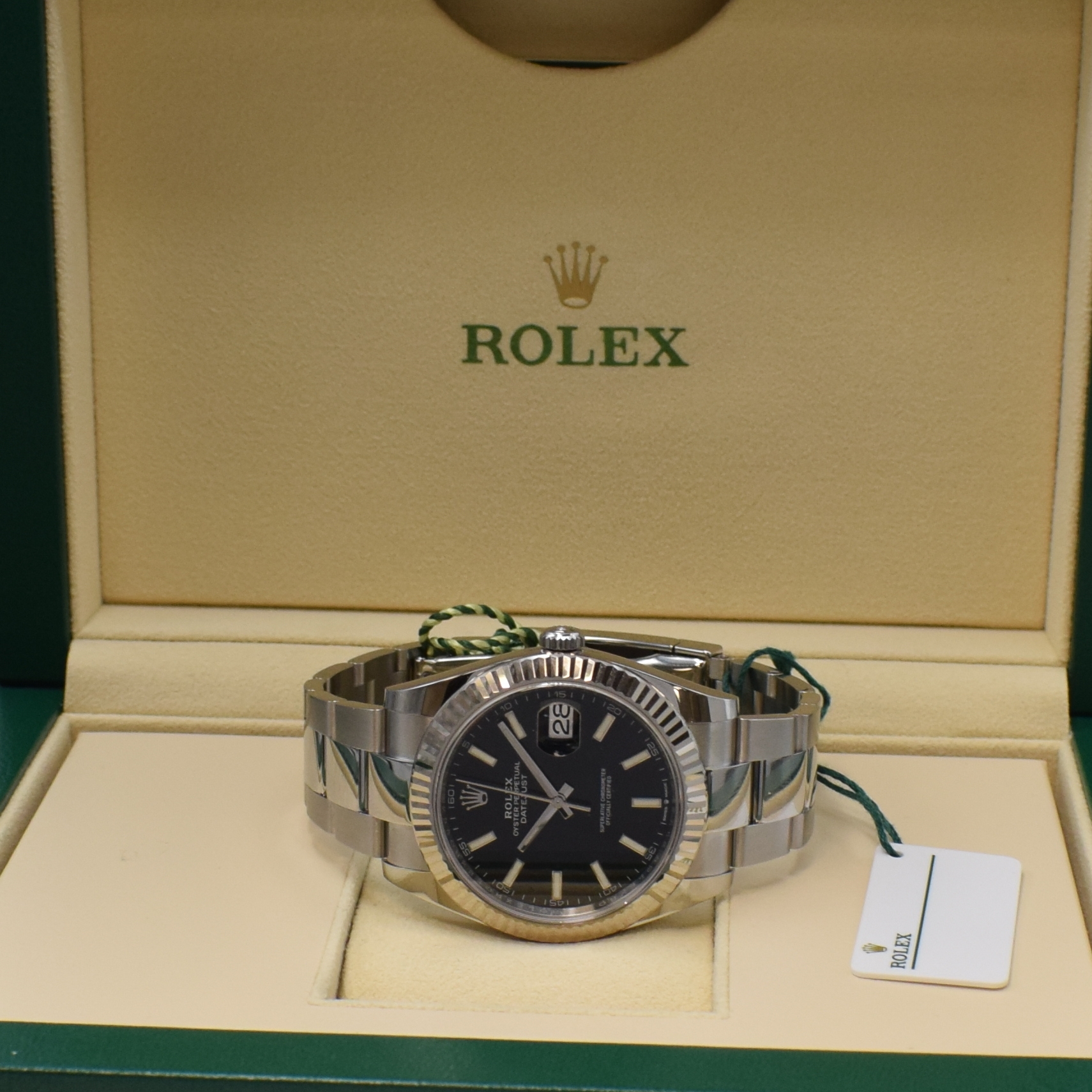 Detail f: ROLEX nahezu neuwertige Herrenarmbanduhr Oyster Perpetual Datejust 41 Referenz 126334, Automatik, Chronometer der Superlative in Edelstahl inkl. ...