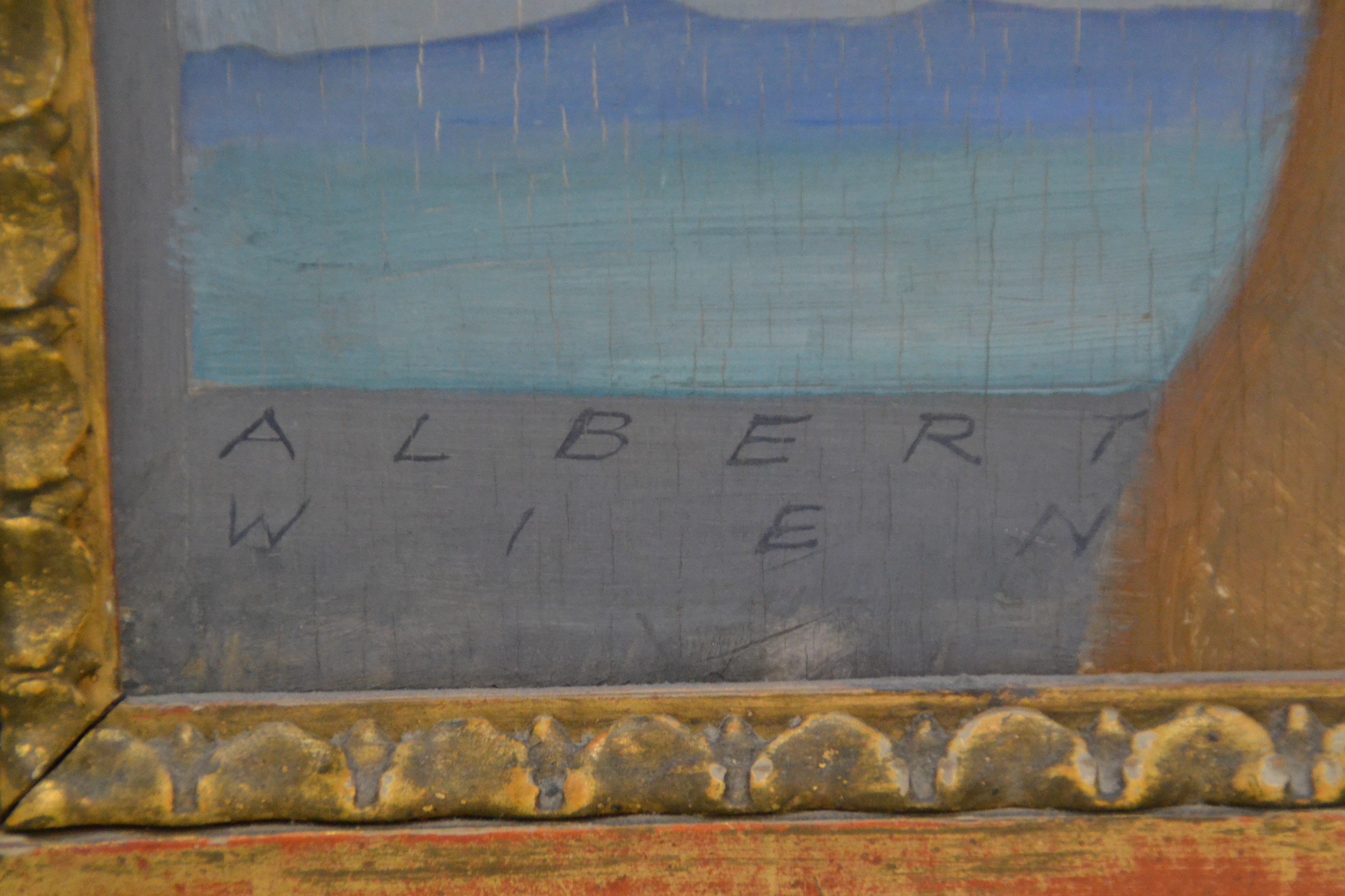 Detail d: Albert Janesch, 1889-1973 Wien, Frauenakt, Öl/Holz, signiert und dat. 1932, ca. 79 x 60 cm, R.