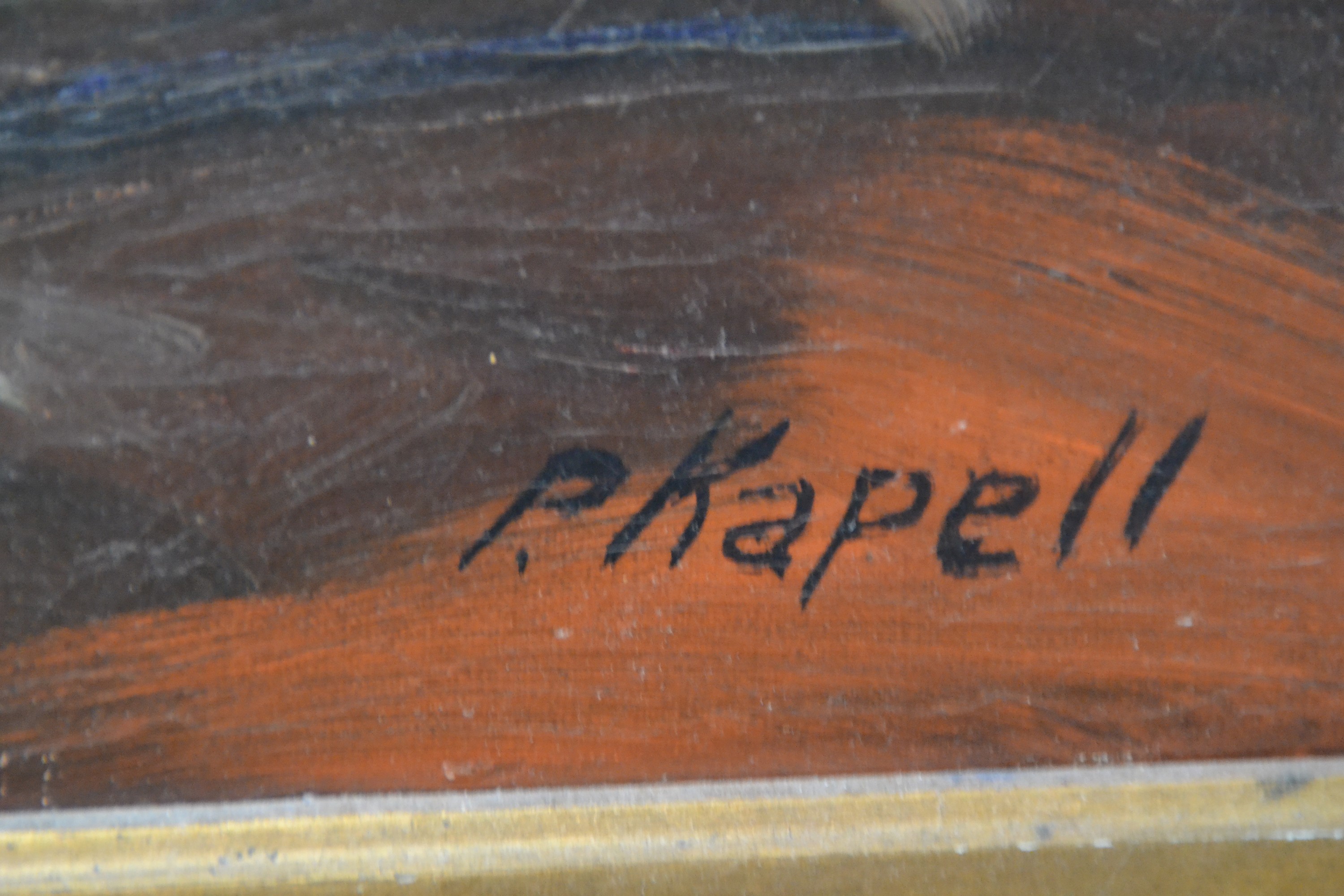 Detail c: Paul Kapell, 1876 Ostrowo-1943 Stuttgart, Salome beim Tanz, Öl/Lwd, pastoser expressiver Pinselduktus, Öl/Lwd,, signiert, ca. 126 x 95cm, R.