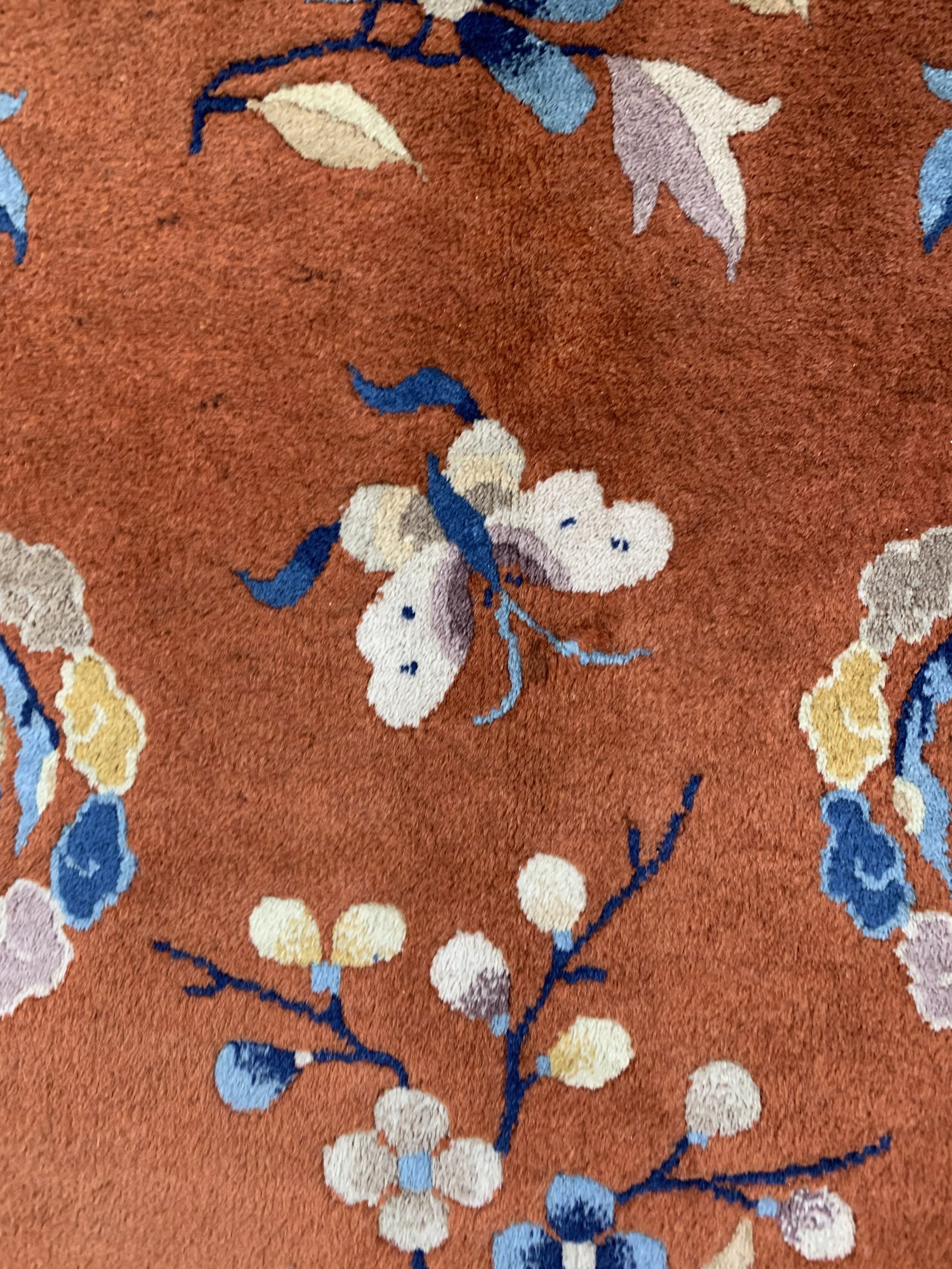 Detail d: Peking"Drachen-Teppich", China, Anfang 20.Jhd, Wolle auf Baumwolle, ca. 275 x 183 cm,EHZ: 2