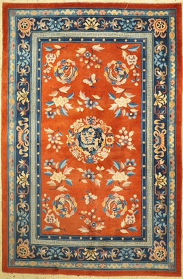 Image 26779265 - Beijing#"Dragon Carpet#", China, early 20th century, wool on cotton, approx. 275 x 183 cm,condition: 2. Rugs, Carpets & Flatweaves
