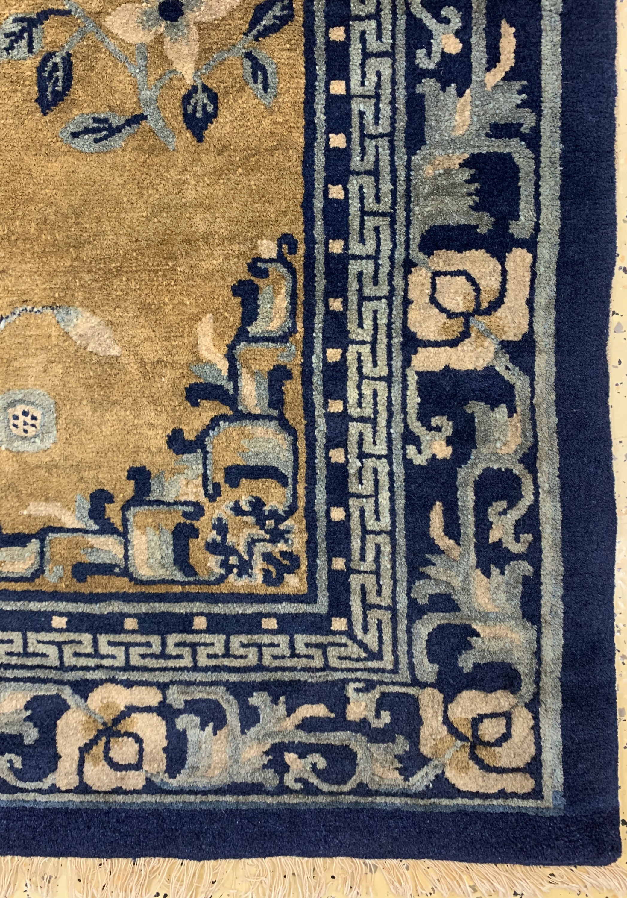 Detail a: Peking alt, China, Anfang 20.Jhd, Wolle aufBaumwolle, ca. 185 x 93 cm, EHZ: 2