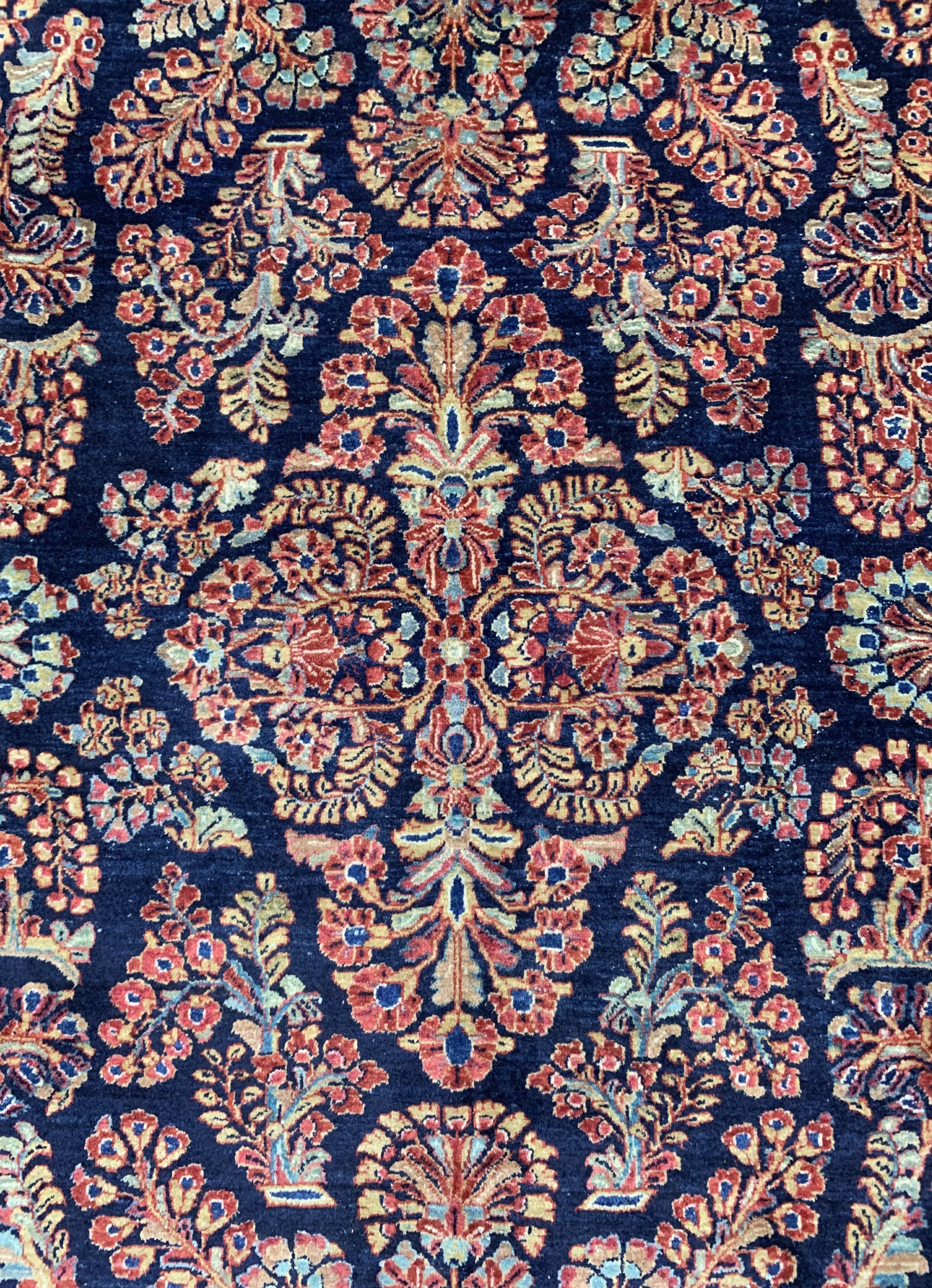Detail c: Us Re-Import Sarogh Mohajeran, Persien, um 1900, Wolle auf Baumwolle, ca. 225 x 160 cm, EHZ: 2, (minimal Restauriert)