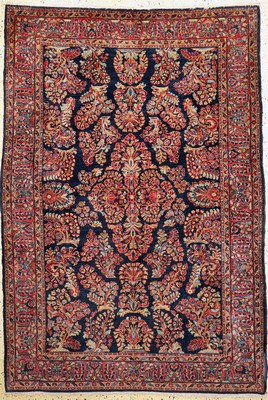 Image 26779321 - Us Re-Import Saruk Mohajeran, Persia, around 1900, wool on cotton, approx. 225 x 160 cm, condition: 2, (minimally restored). Rugs, Carpets & Flatweaves