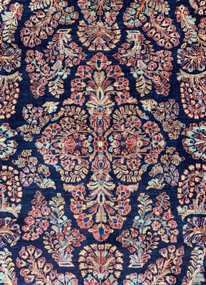 26779321c - Us Re-Import Saruk Mohajeran, Persia, around 1900, wool on cotton, approx. 225 x 160 cm, condition: 2, (minimally restored). Rugs, Carpets & Flatweaves