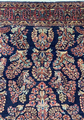 26779321d - Us Re-Import Saruk Mohajeran, Persia, around 1900, wool on cotton, approx. 225 x 160 cm, condition: 2, (minimally restored). Rugs, Carpets & Flatweaves