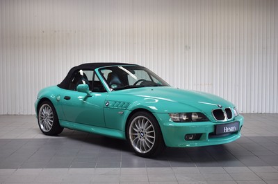 Image 26779488 - BMW Z3 1.8i, first registered 03/1999, mileage approx. 159.000 km, 4. owners, MOT 05/2025, 87 kW/118PS, 4-cylinder, manual transmission, fidschi-green, special leather upholstery, M sports suspension, M sport multifunction steering wheel, heated seats for driver and passenger, black soft top, individual equipment, new rear convertible window, new clutch and more