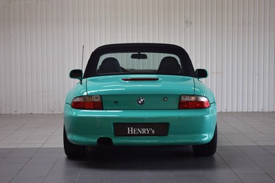 26779488d - BMW Z3 1.8i, first registered 03/1999, mileage approx. 159.000 km, 4. owners, MOT 05/2025, 87 kW/118PS, 4-cylinder, manual transmission, fidschi-green, special leather upholstery, M sports suspension, M sport multifunction steering wheel, heated seats for driver and passenger, black soft top, individual equipment, new rear convertible window, new clutch and more