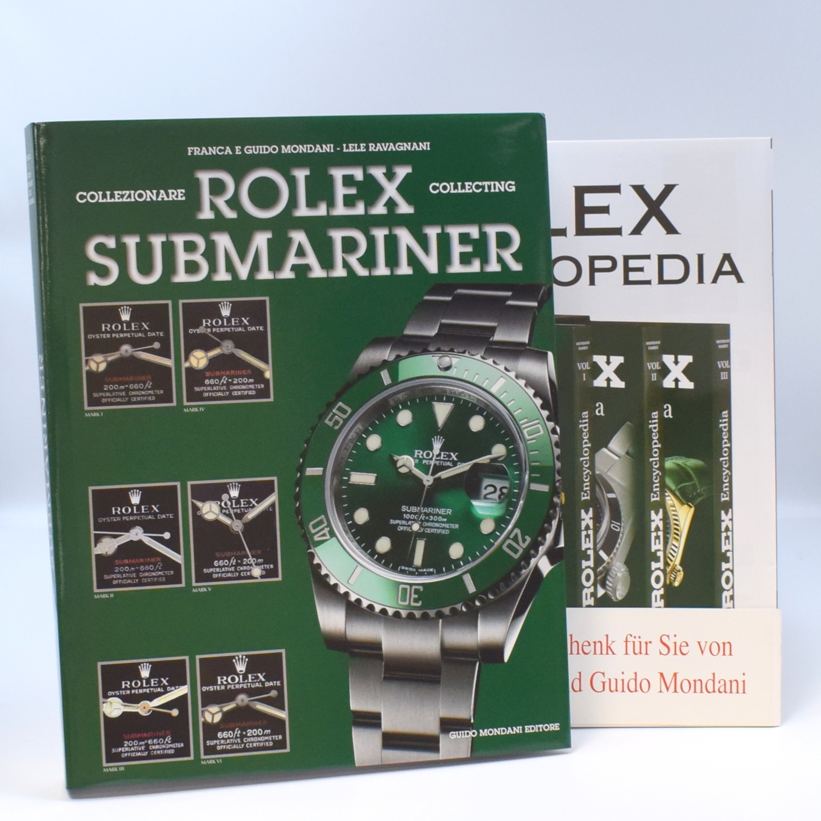 FRANCA E GUIDO MONDANI Collezionare Rolex Submariner nahezu neuwertiges Buch, 264 Seiten starkes Nachschlagewerk rund um das Thema Rolex Submariner, ...