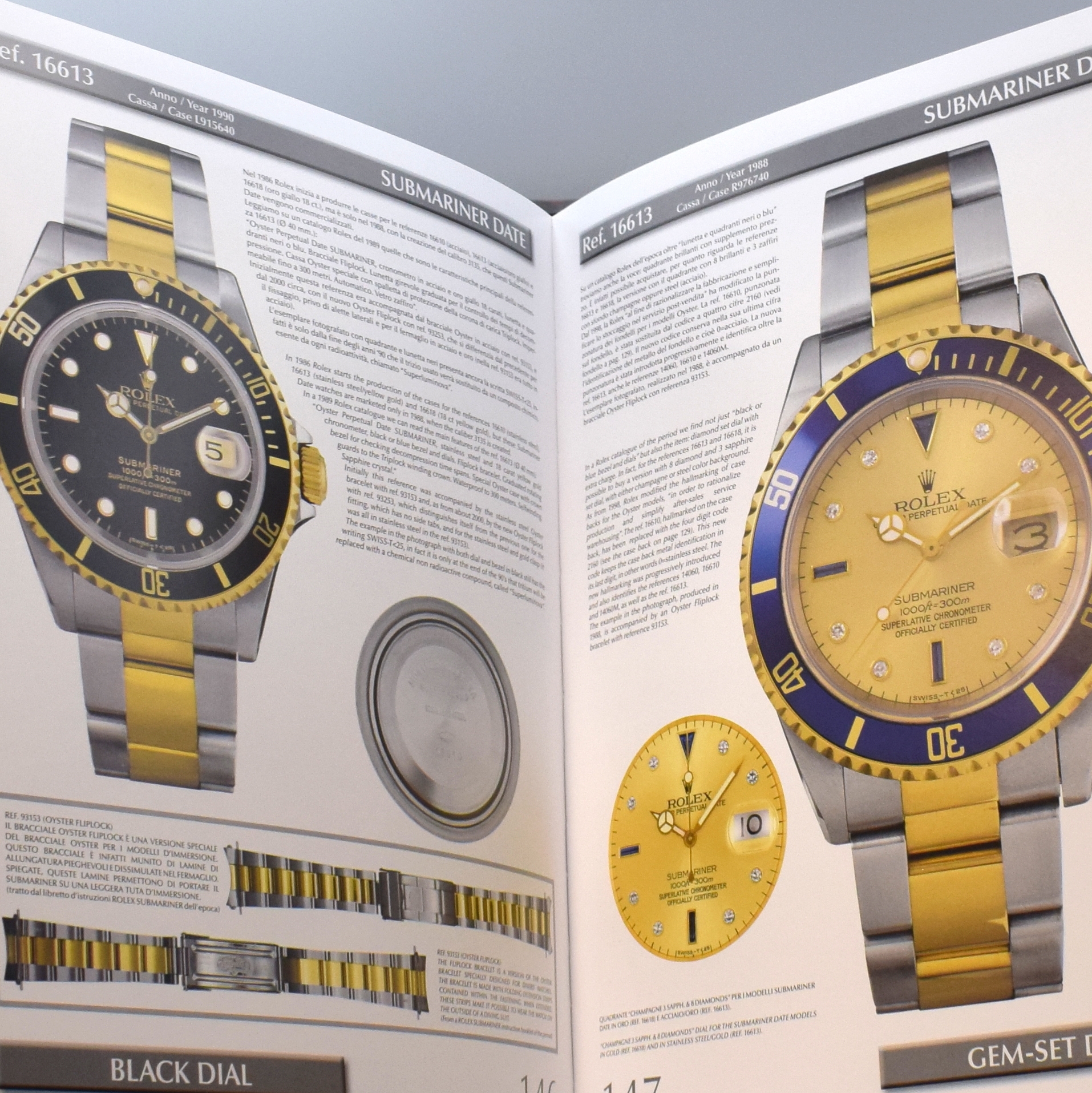 Detail c: FRANCA E GUIDO MONDANI Collezionare Rolex Submariner nahezu neuwertiges Buch, 264 Seiten starkes Nachschlagewerk rund um das Thema Rolex Submariner, ...