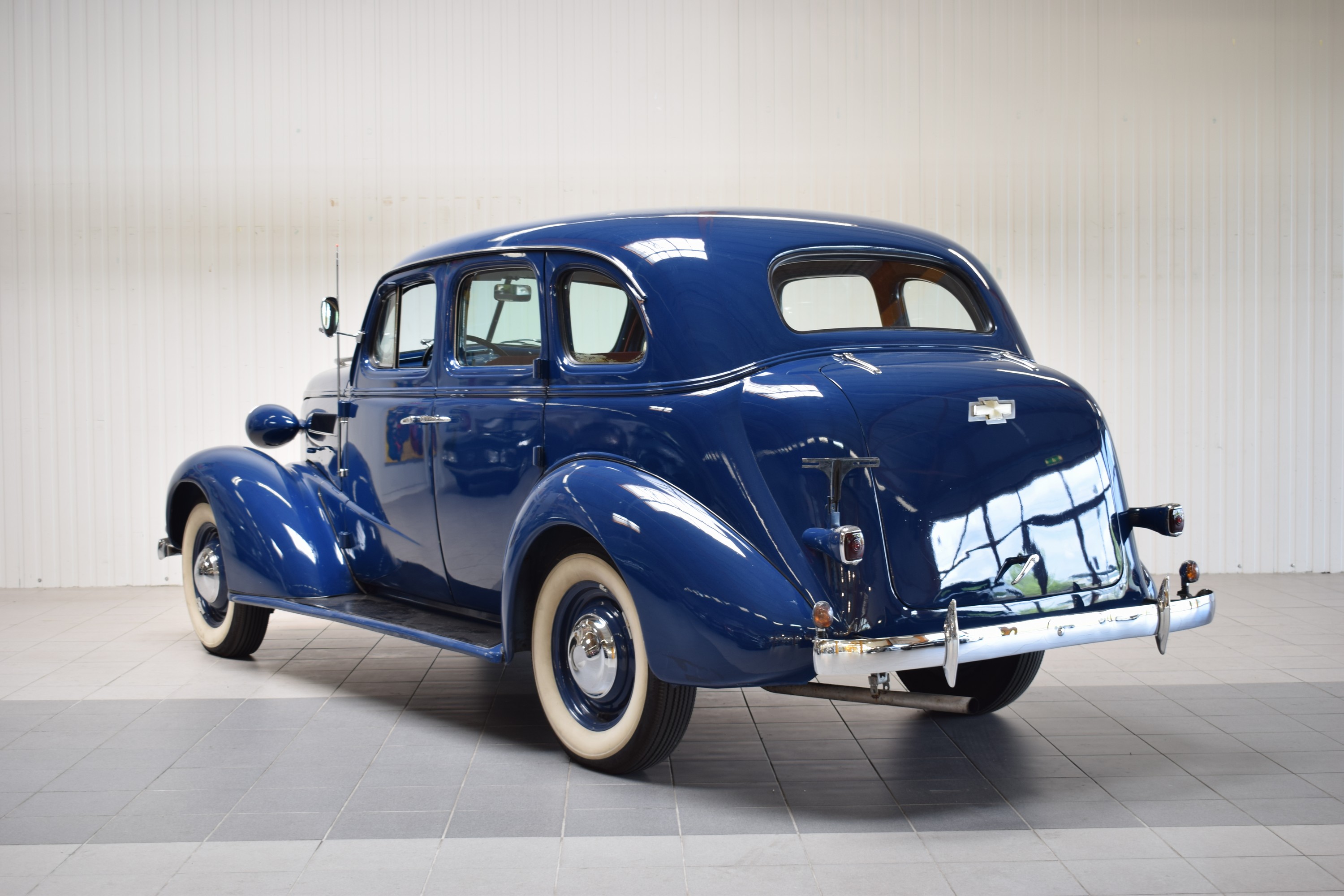 Detail c: Chevrolet Master Deluxe, EZ 01/1937, Fahrgestellnummer: 21GB0212426, Laufleistung ca. 80.500 Meilen abgelesen, 63 kW/85 PS, Schaltgetriebe, ...