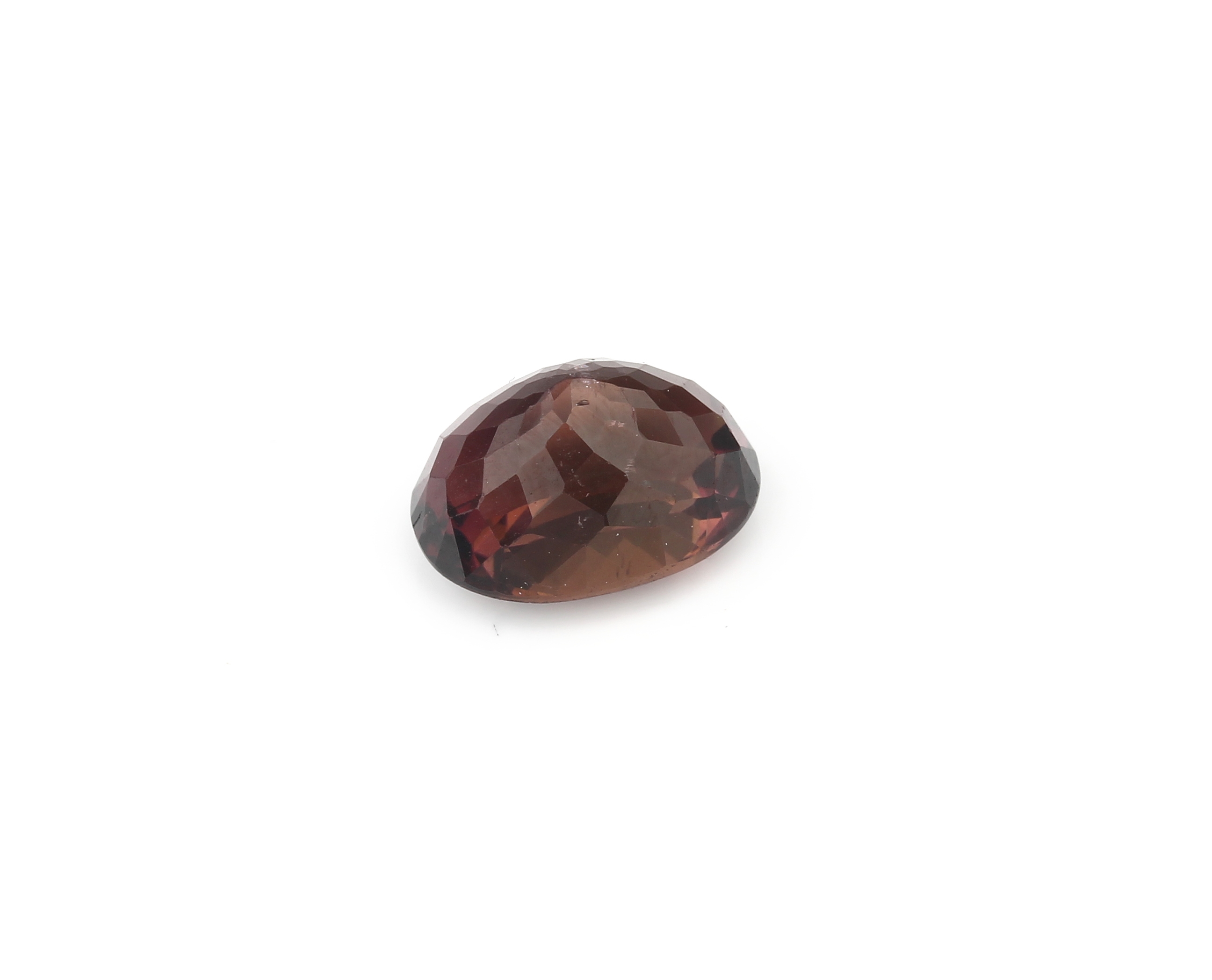 Detail a: Loser brauner ovalfacett. Turmalin ca. 3.50 ct