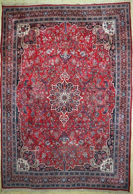 Image 26779799 - Bijar old, Persia, mid-20th century, wool on cotton, approx. 400 x 280 cm, in need of cleaning, condition: 2. Rugs, Carpets & Flatweaves