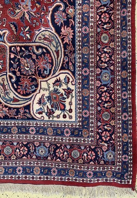 26779799a - Bijar old, Persia, mid-20th century, wool on cotton, approx. 400 x 280 cm, in need of cleaning, condition: 2. Rugs, Carpets & Flatweaves