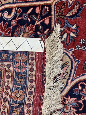 26779799f - Bijar old, Persia, mid-20th century, wool on cotton, approx. 400 x 280 cm, in need of cleaning, condition: 2. Rugs, Carpets & Flatweaves