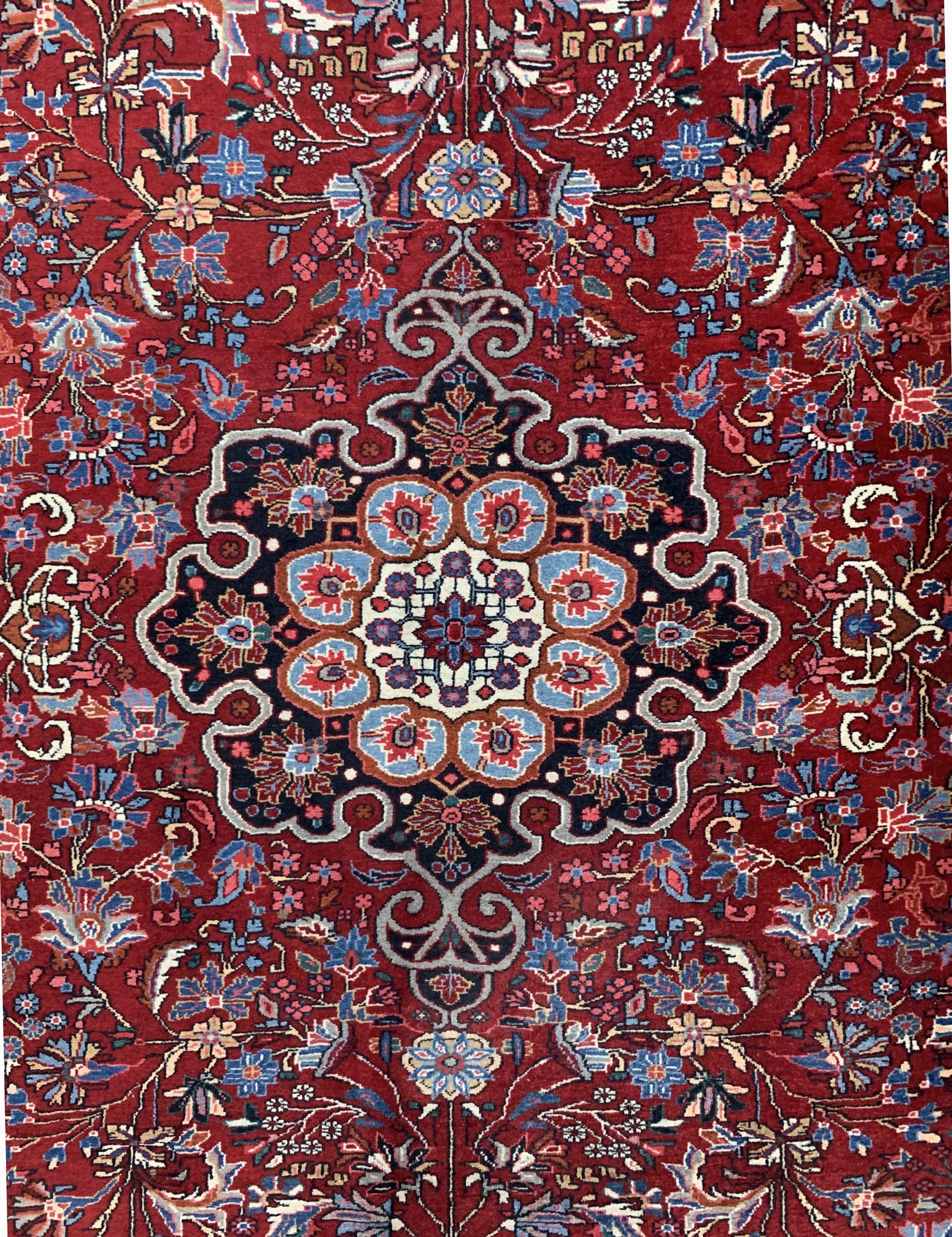 Detail b: Bidjar alt, Persien, Mitte 20.Jhd, Korkwolle auf Baumwolle, ca. 210 x 140 cm, EHZ: 2