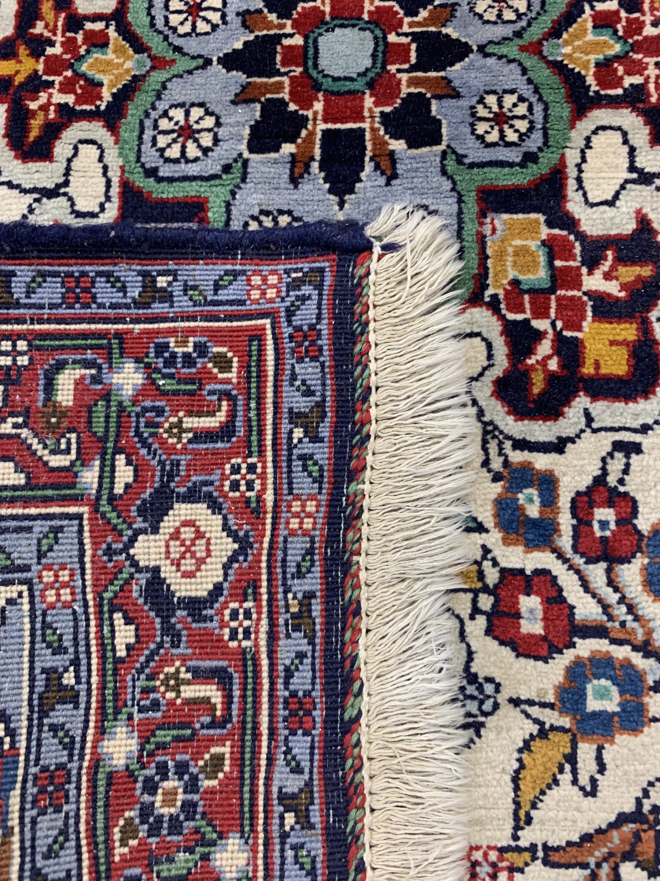 Detail f: 1 paar Bidjar Poshti, Persien, Mitte 20.Jhd, Wolle auf Baumwolle, ca. 110 x 85 cm, EHZ: 2