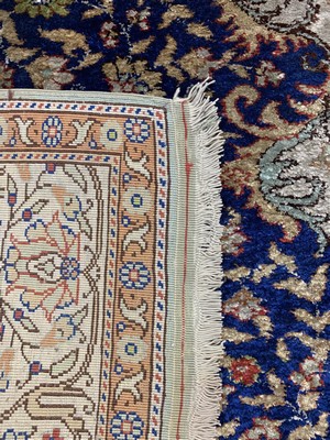 26779808e - Kayseri silk, Turkey, mid-20th century, pure natural silk, approx. 180 x 120 cm, in need ofcleaning, condition: 2. Rugs, Carpets & Flatweaves