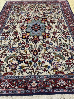 26779809e - 1 pair of Bijar Poshti, Persia, mid-20th century, wool on cotton, approx. 110 x 85 cm, condition: 2. Rugs, Carpets & Flatweaves