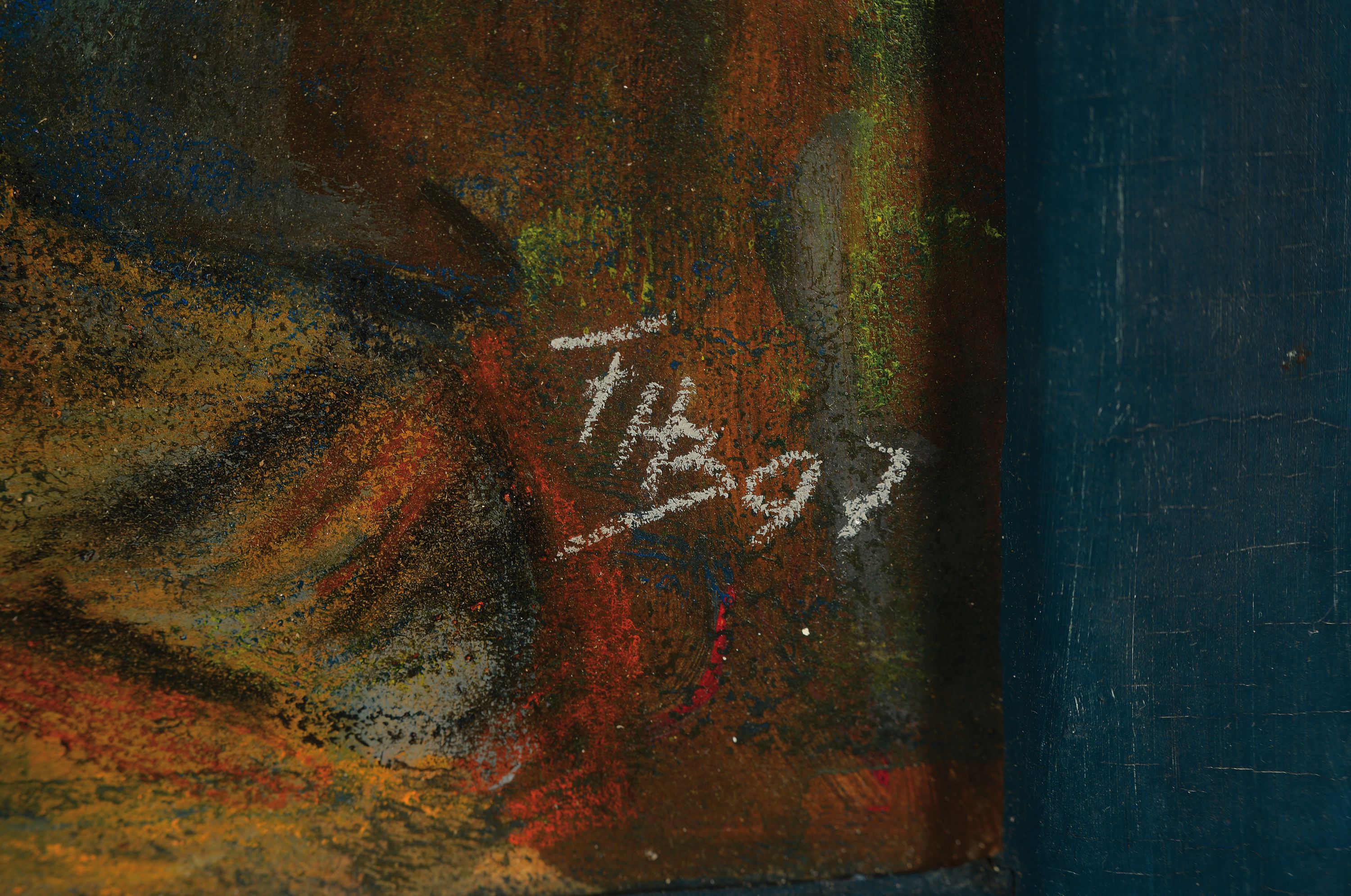 Detail e: Franz Heinrich Beeck, 1927 Brodenbach-2023 Bonn, 50 Jahre freies Indien, Öl/Spanplatte, re. u. sign. und dat. 97, ca.