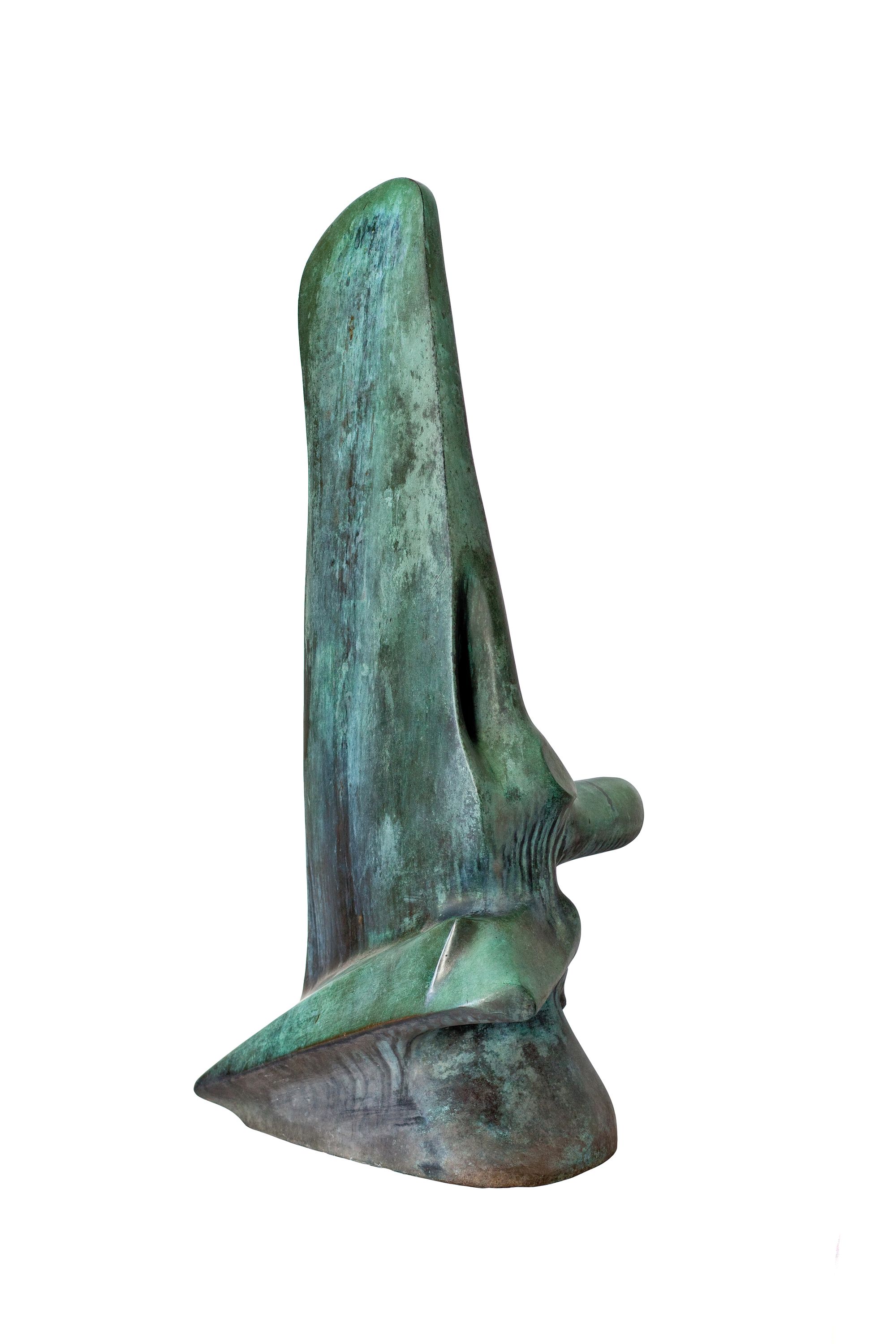 Detail k: Wolf Spitzer, 1940 Speyer - 2022, bekannter Bildhauer aus Speyer, viele Werke im öffentlichen Raum, hier: Flügel, von 1968, ca. 94 x 48 x 34cm, ...